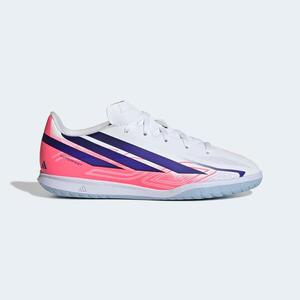 Zapatillas fútbol sala F50 Club Niño Blanco/Violeta adidas