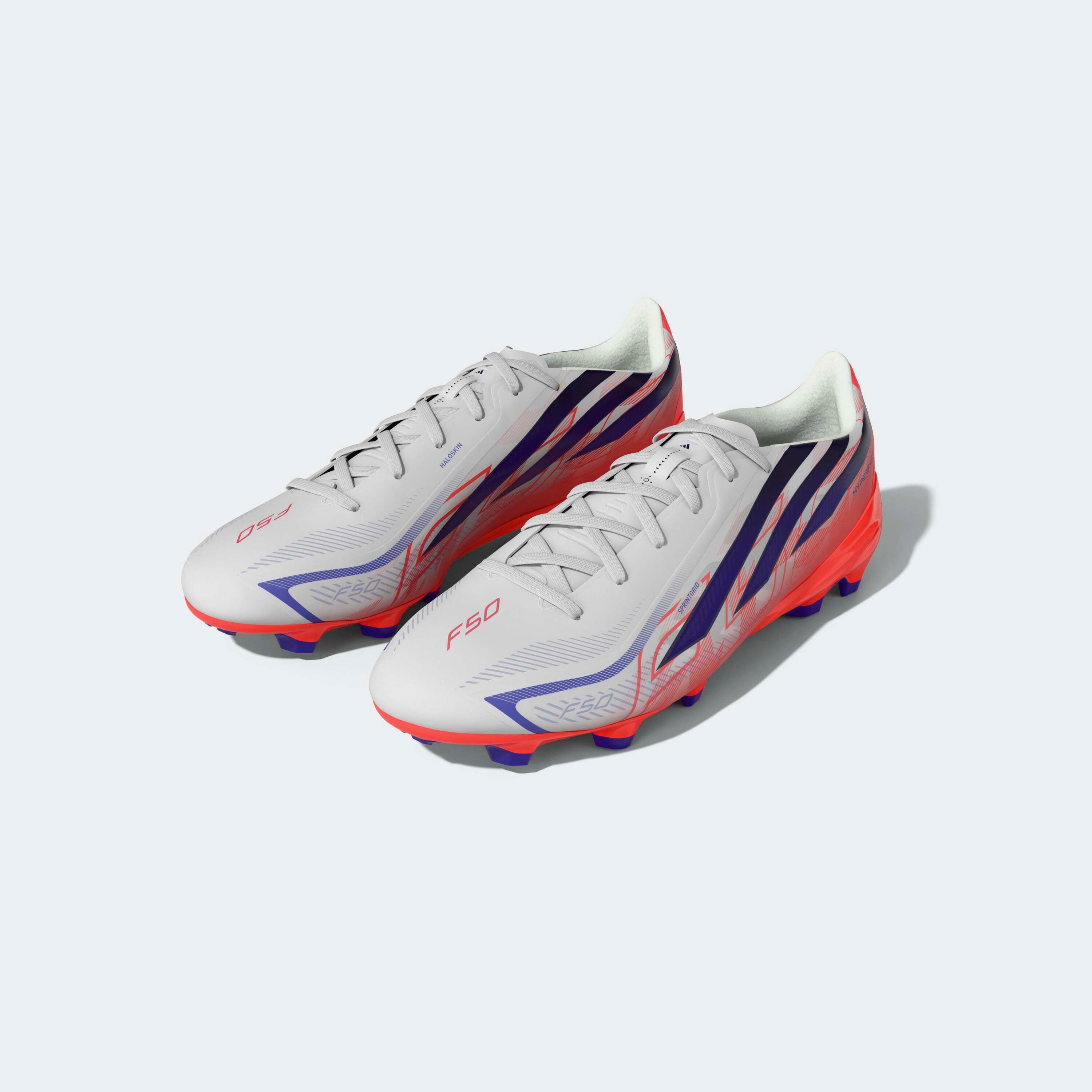 Scarpe adulto ADIDAS F50 HYPERFAST LEAGUE FG bianco-viola 16/19