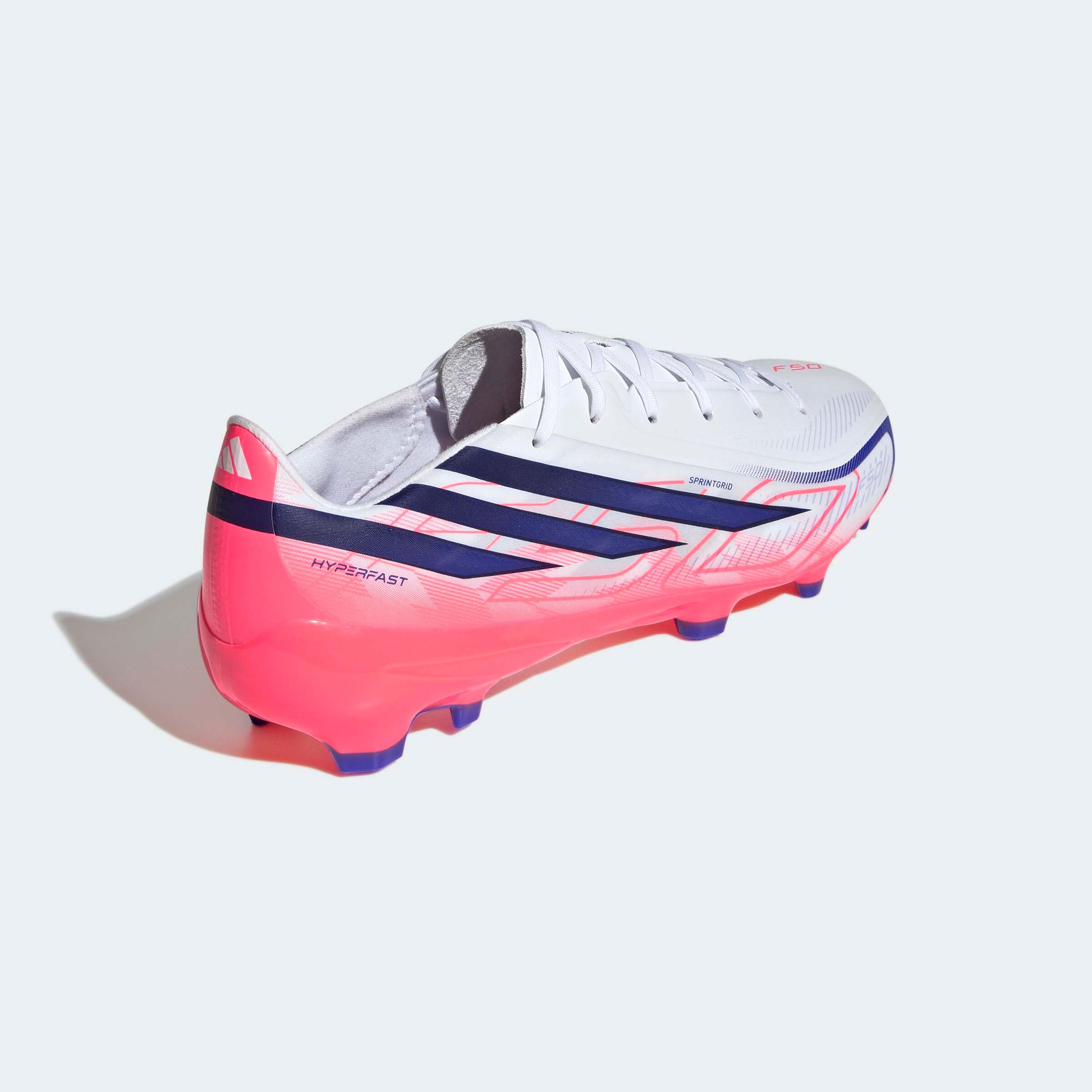 Scarpe adulto ADIDAS F50 HYPERFAST LEAGUE FG bianco-viola 15/19