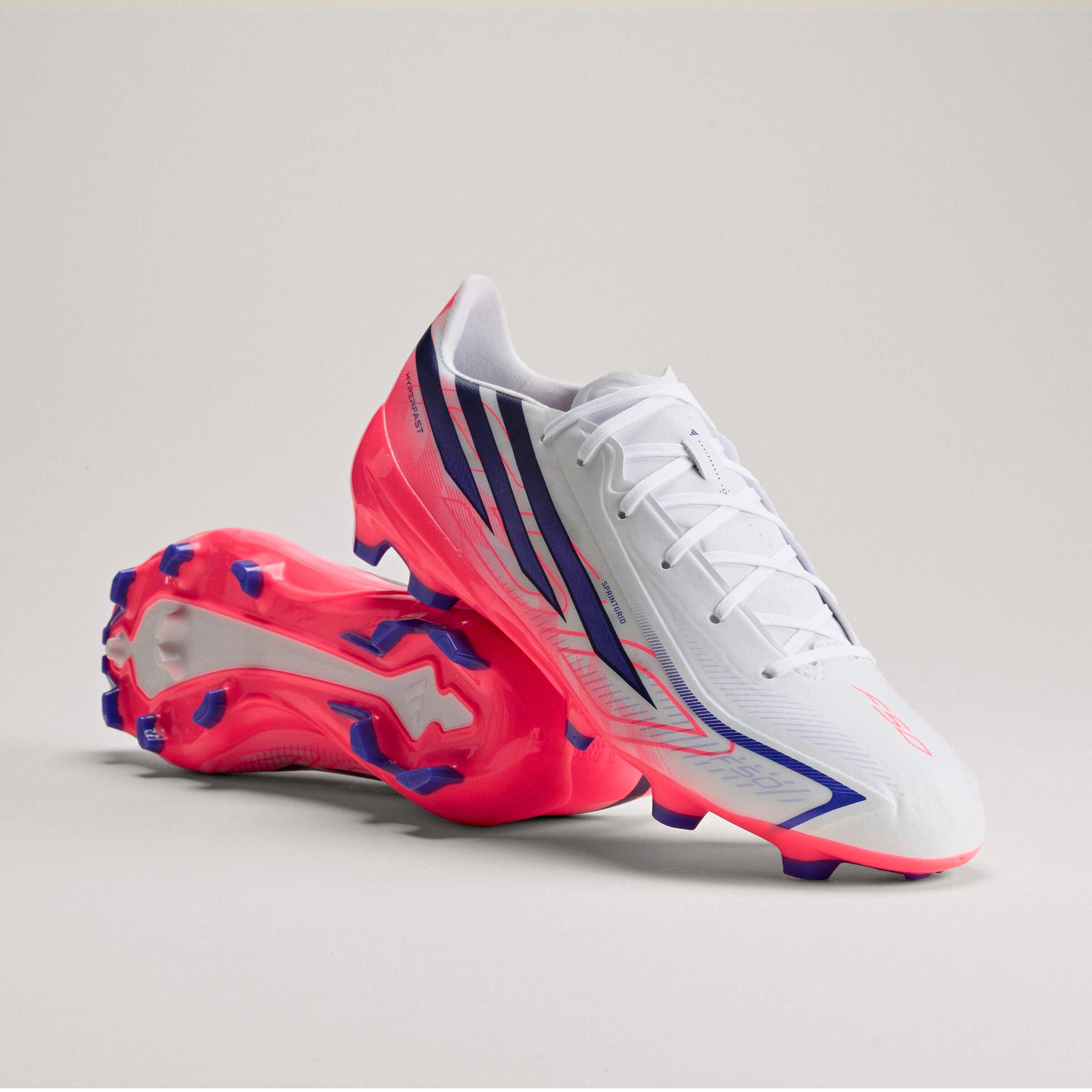 Scarpe adulto ADIDAS F50 HYPERFAST LEAGUE FG bianco-viola 13/19