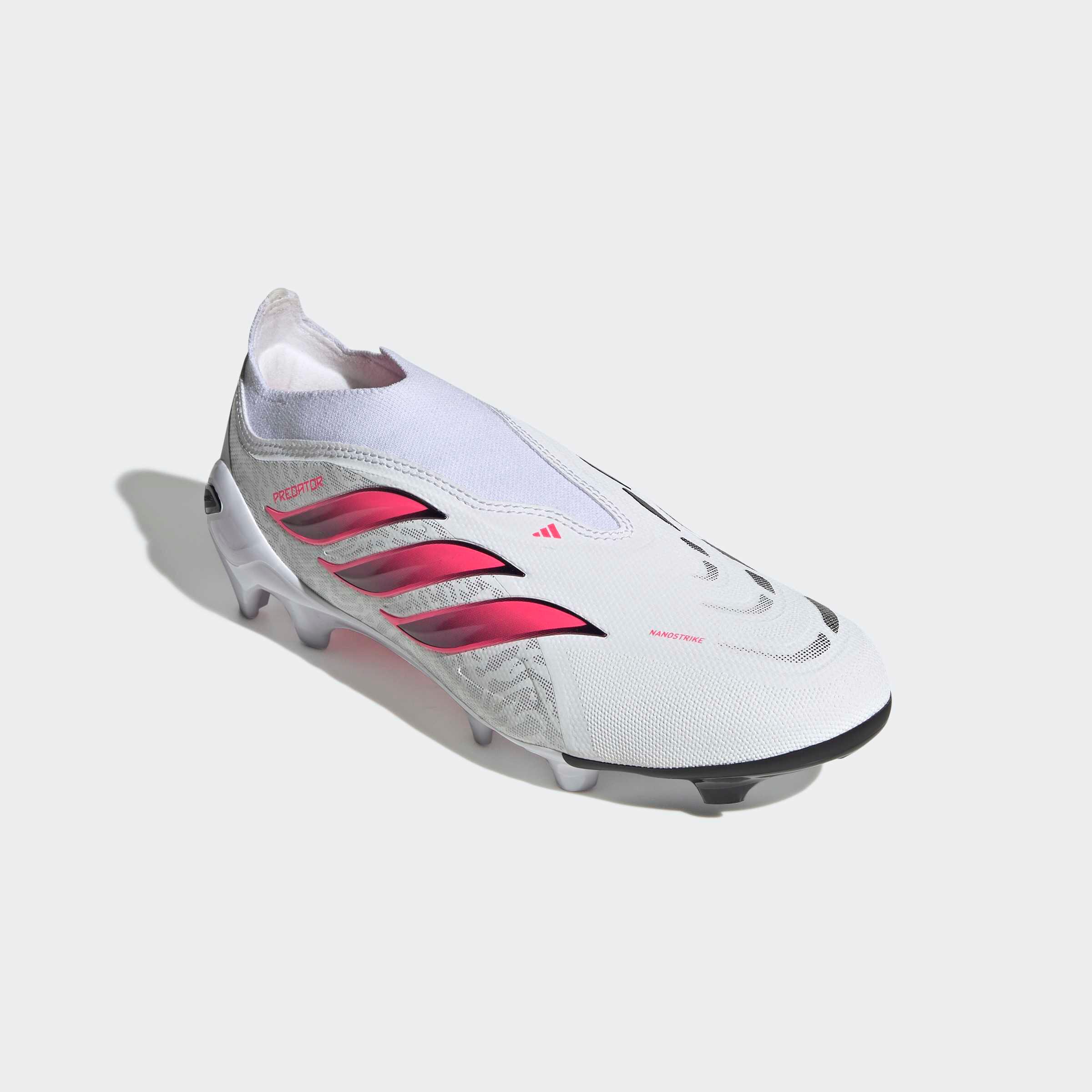 adidas Predator League sans lacets FT/FG chaussure Adulte Blanc/Violet 5/9