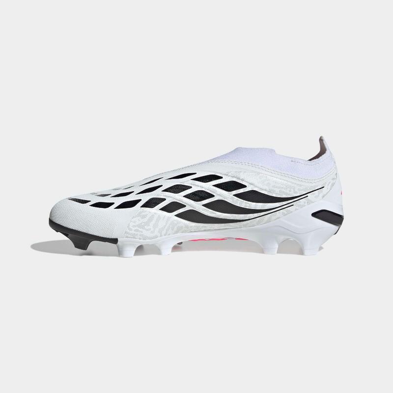 Încălțăminte adidas Predator League fără șireturi FT/FG alb mov Adulți