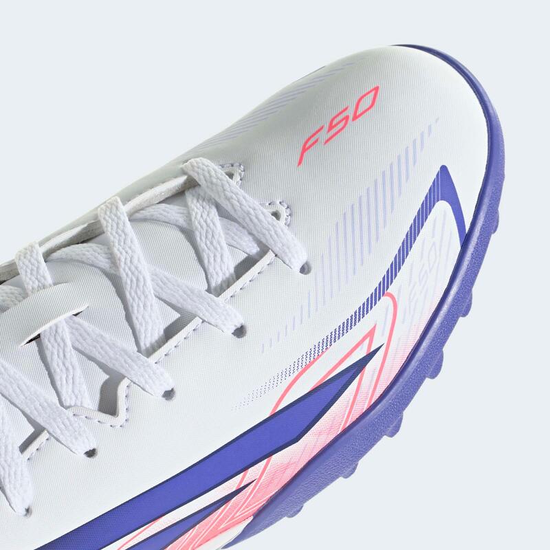 Çocuk Halı Saha Ayakkabısı/Futbol Ayakkabısı - Beyaz/Mor - adidas F50