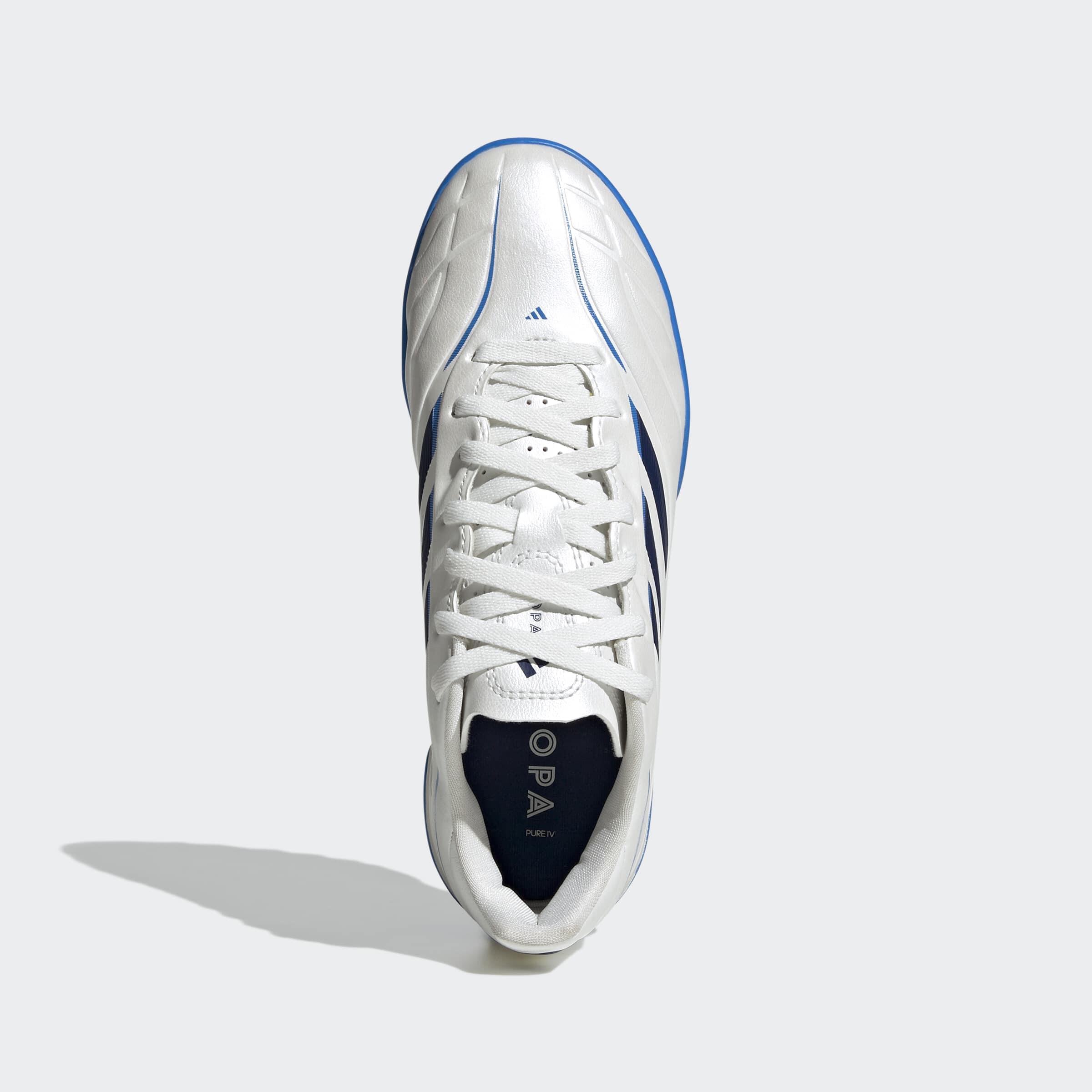 Chuteiras de Futebol Criança Adidas Copa Pure IV Club Turf Branco 7/8