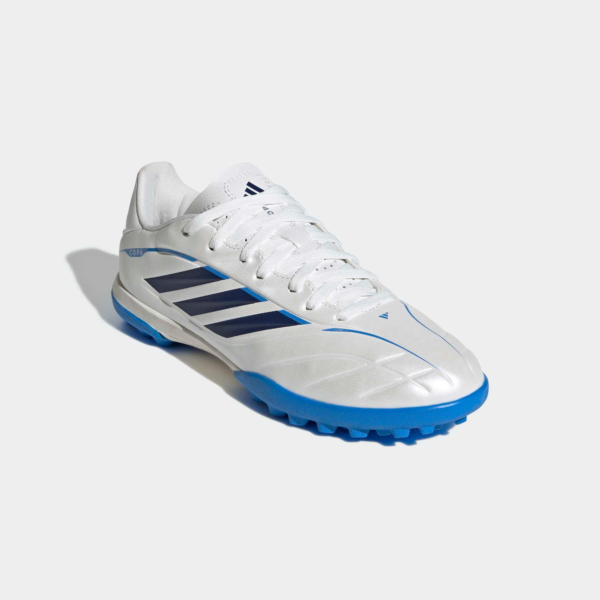 Chuteiras de Futebol Criança Adidas Copa Pure IV Club Turf Branco 5/8