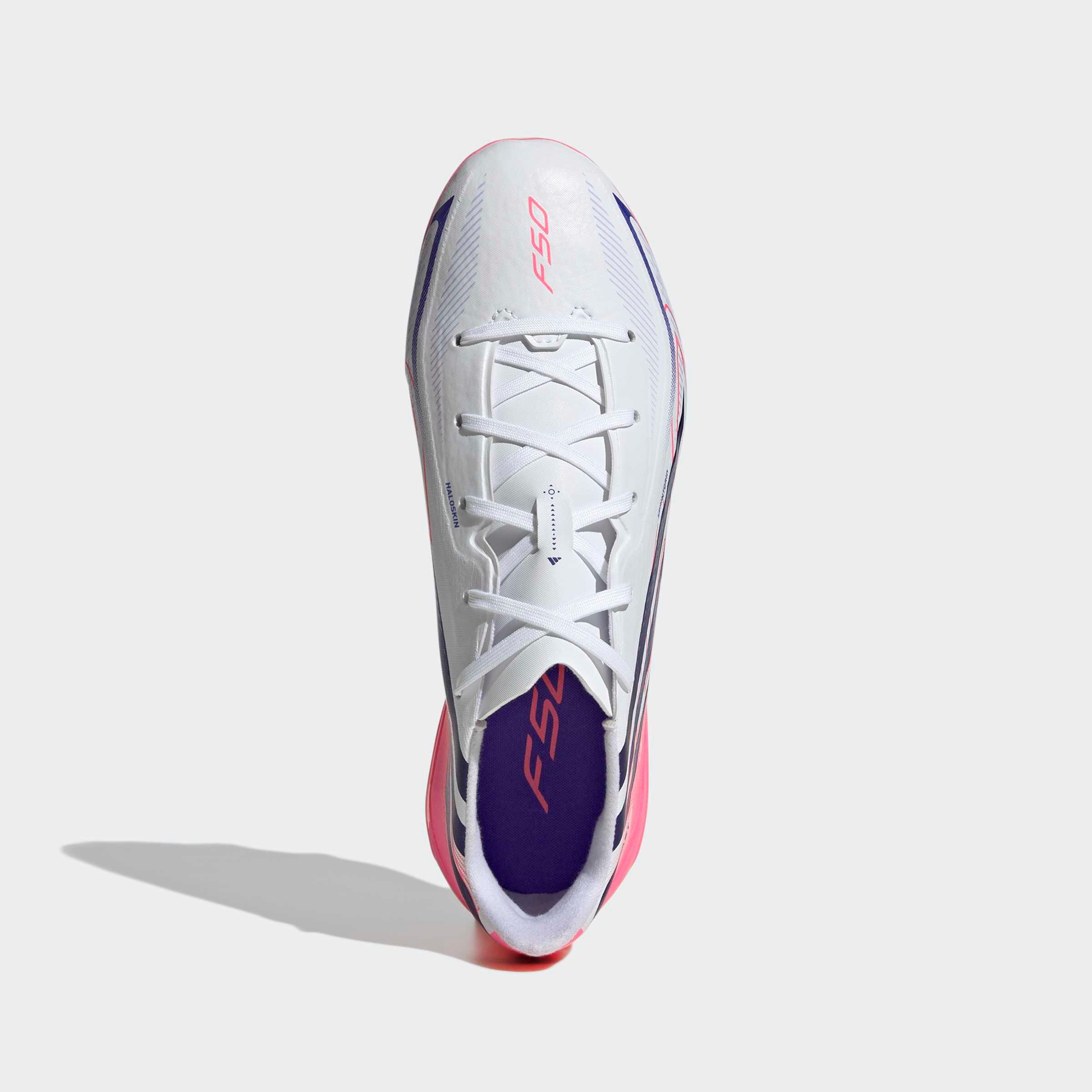 adidas F50 Hyperfast League FG/MG chaussure Enfant Blanc/Violet 7/9