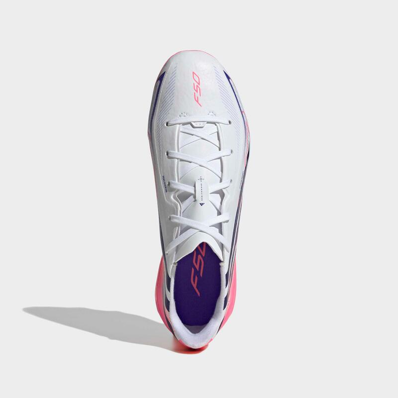 Încălțăminte adidas F50 Hyperfast League FG/MG alb mov Copii