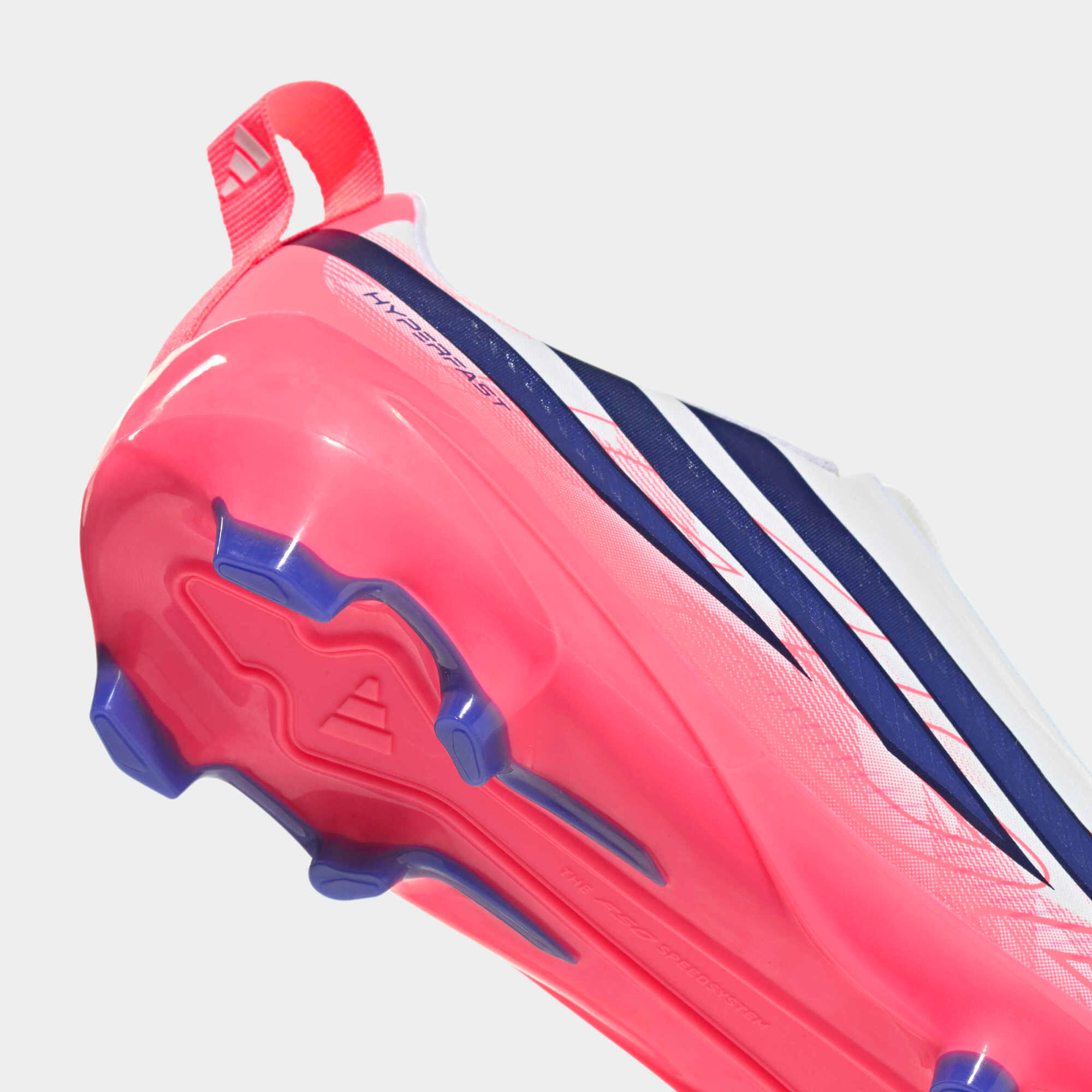 adidas F50 Hyperfast League sans lacets FG/MG chaussure Enfant Blanc/Violet 4/9