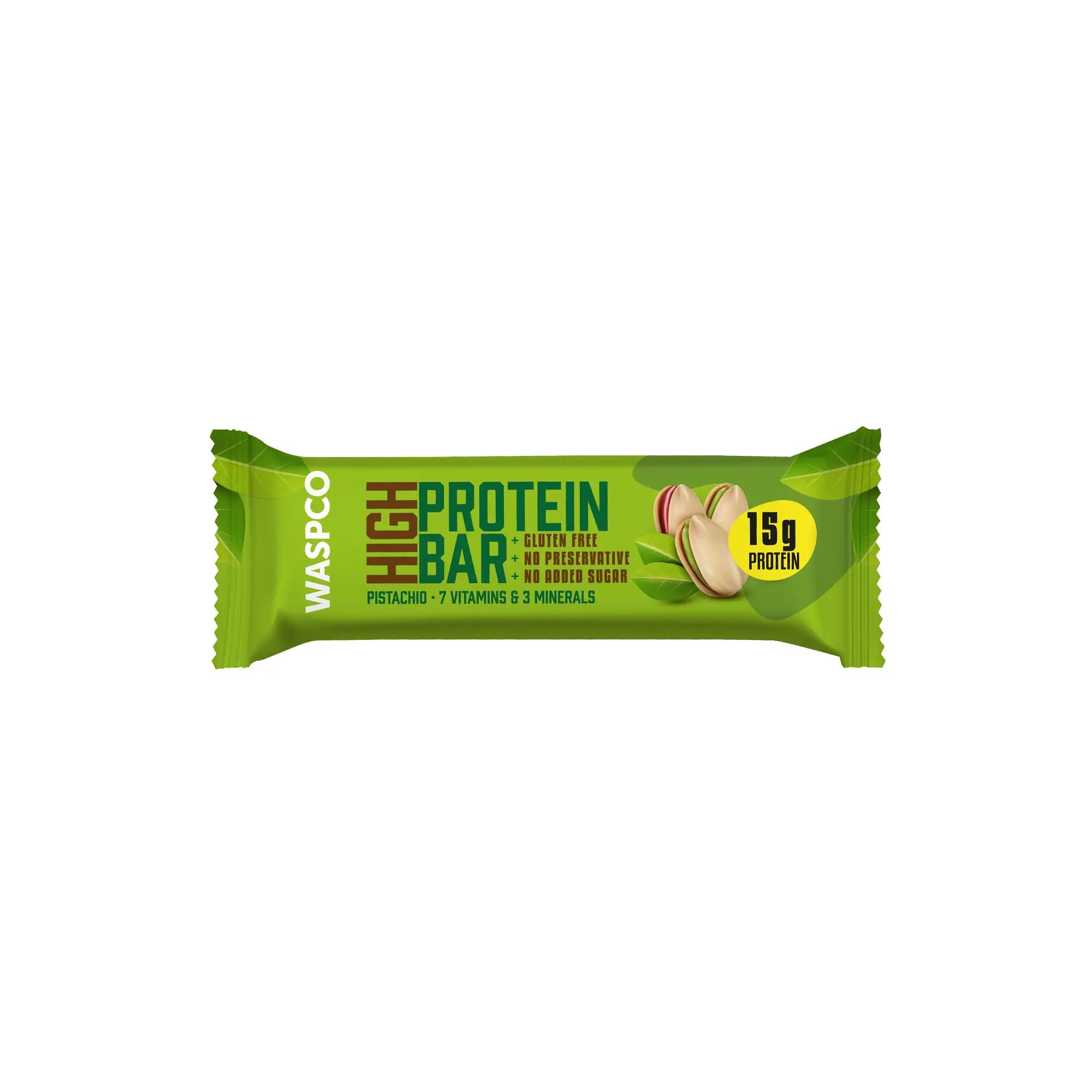 Waspco Antep Fıstıklı Protein Bar 1/1