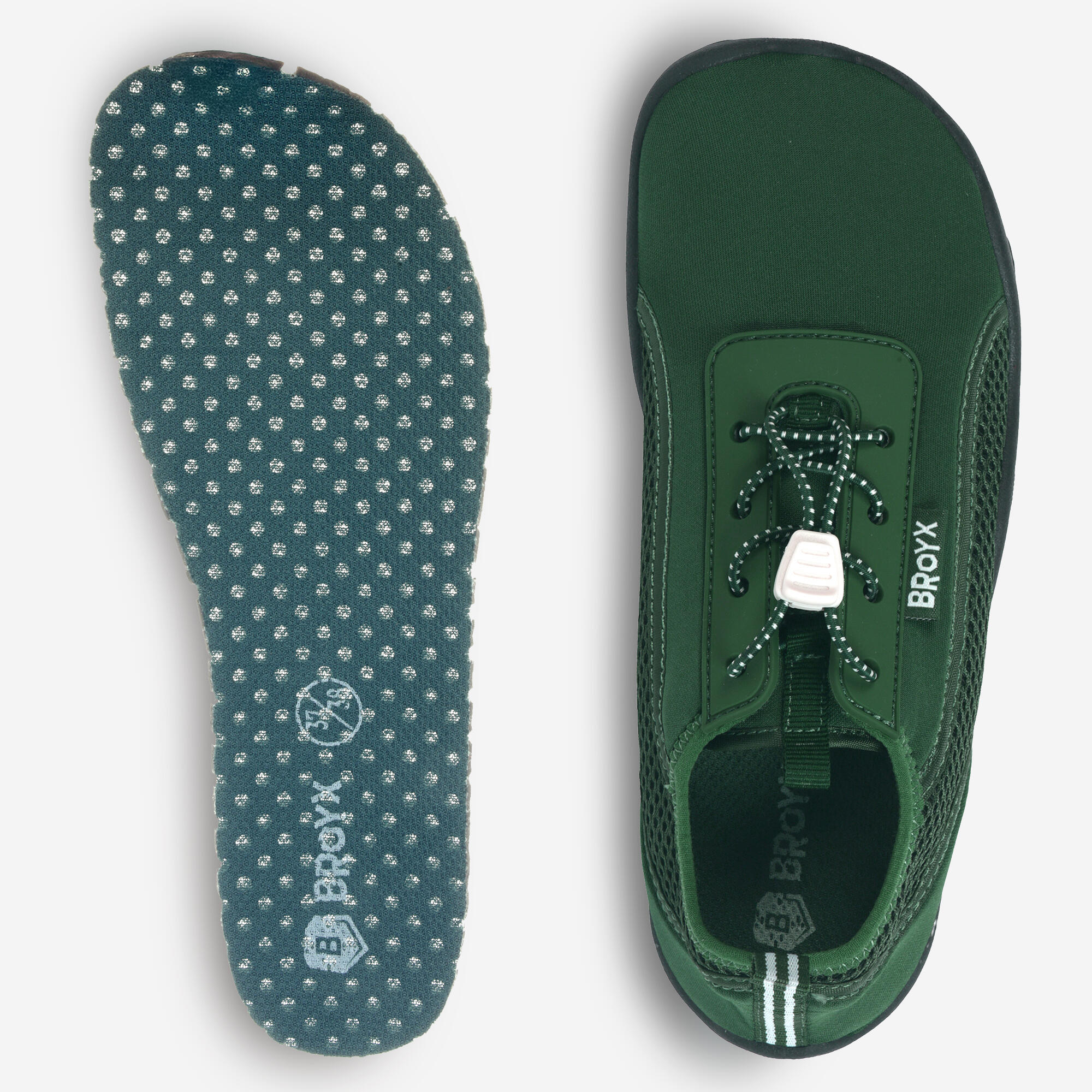 Buty do wody Aquashoes WB500 ZIELONE 4/10