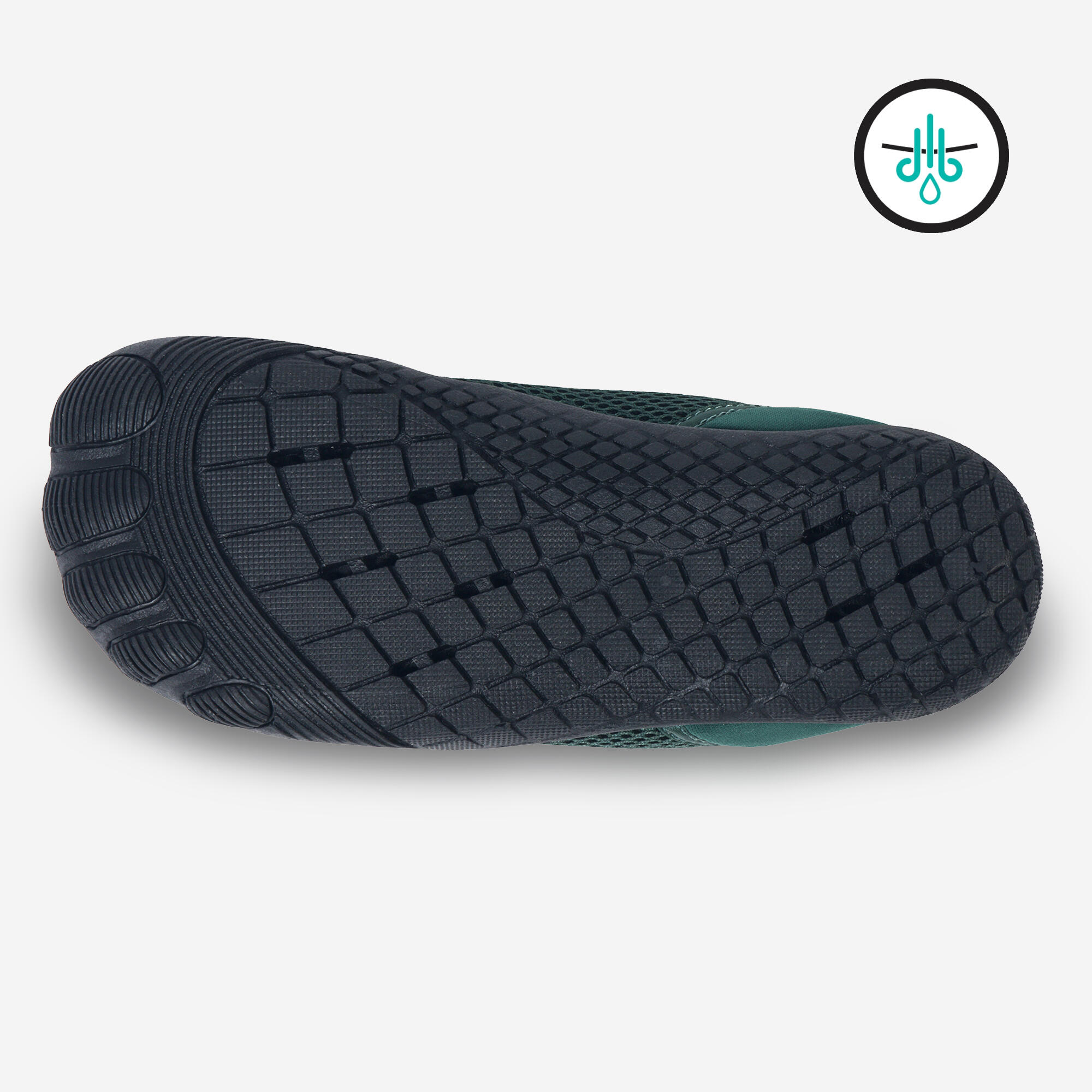 Buty do wody Aquashoes WB500 ZIELONE 7/10