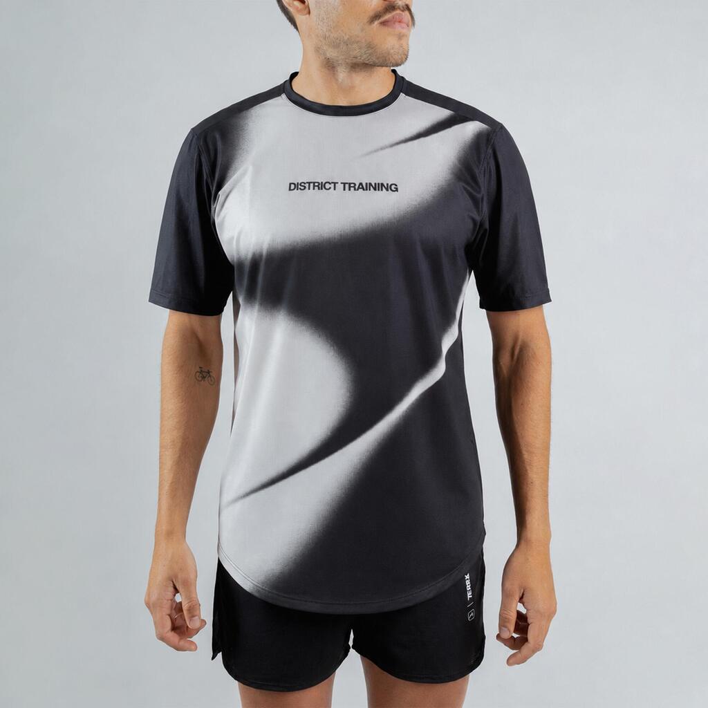 Camiseta de running ligera para hombre Terret La Capital, negro