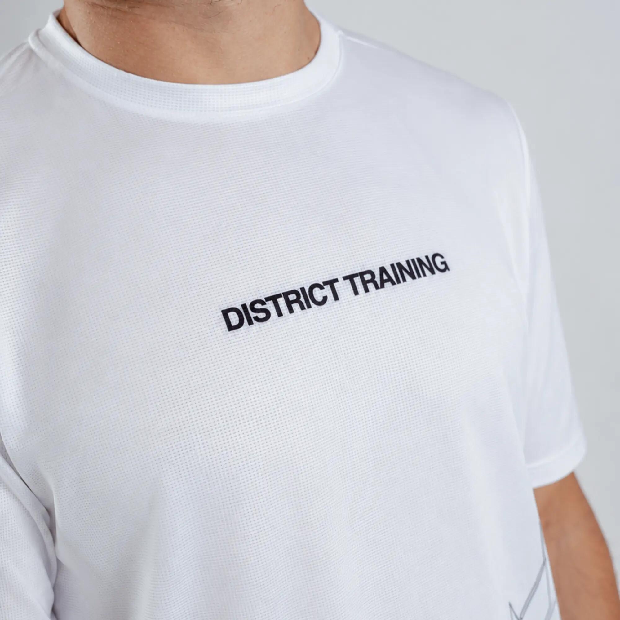 Camiseta de running ultraligera para hombre Terret Distrit Training - Blanco 6/7