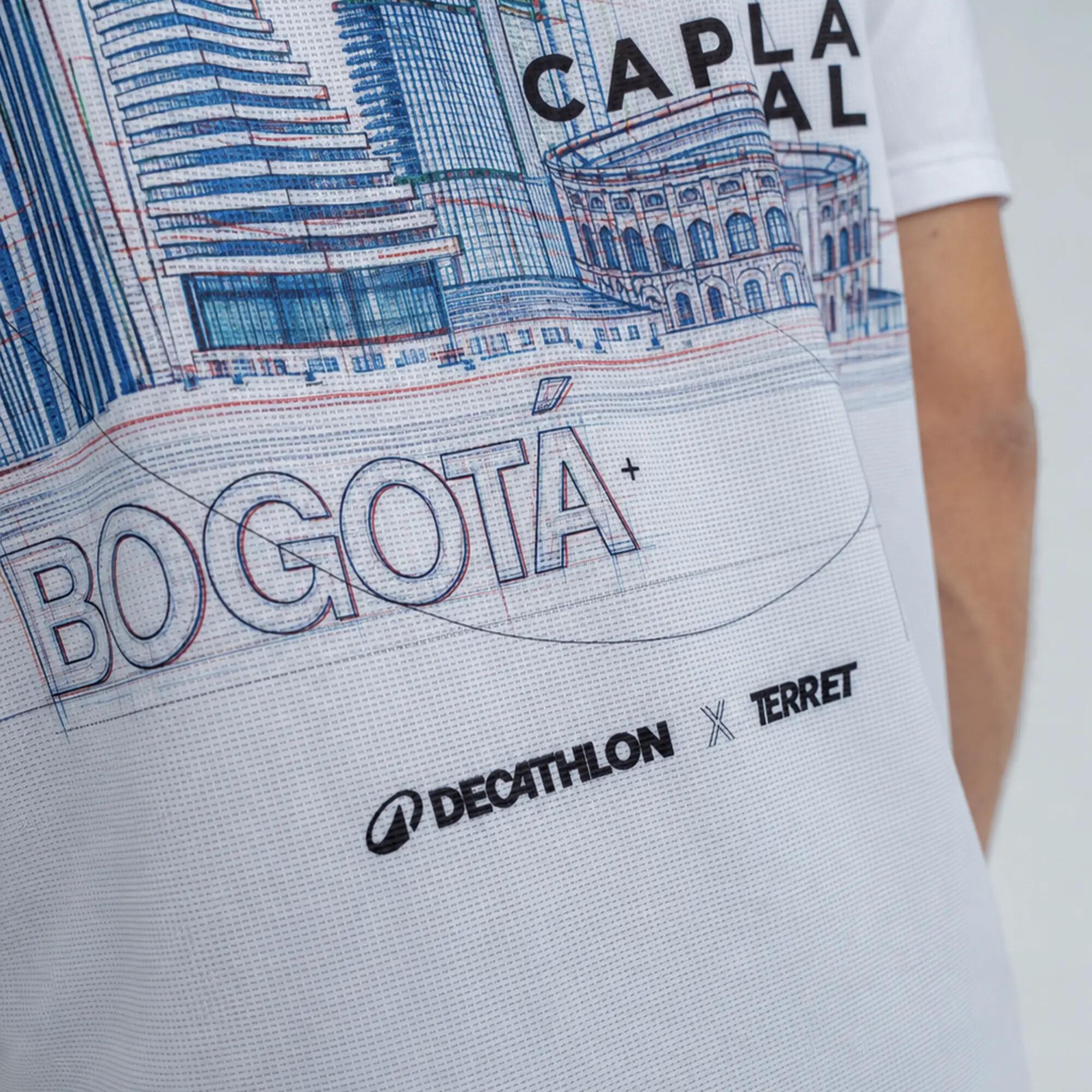 Camiseta de running ultraligera para hombre Terret Distrit Training - Blanco 5/7