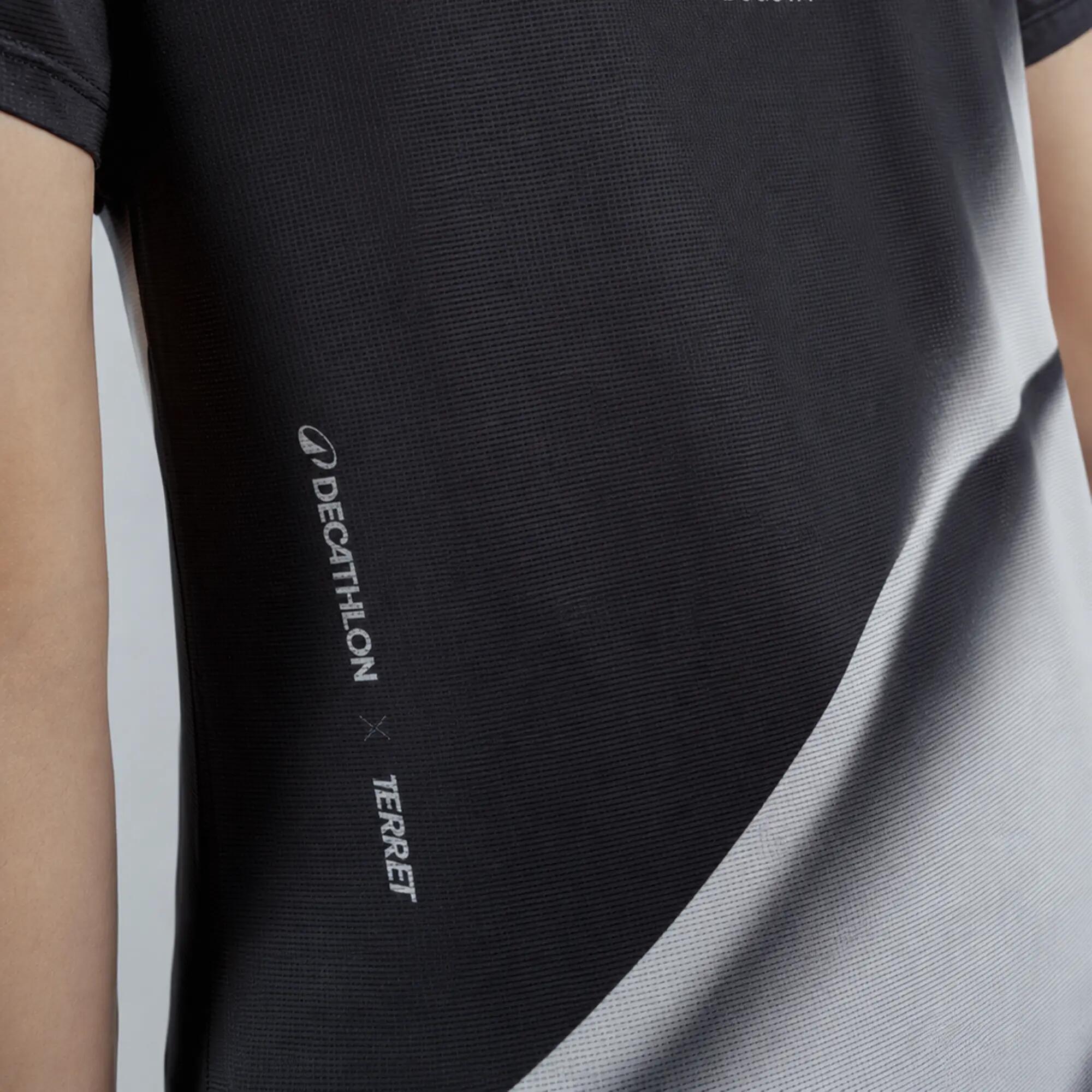 Camiseta de running ligera para Mujer Terret La Capital - Negro 4/4