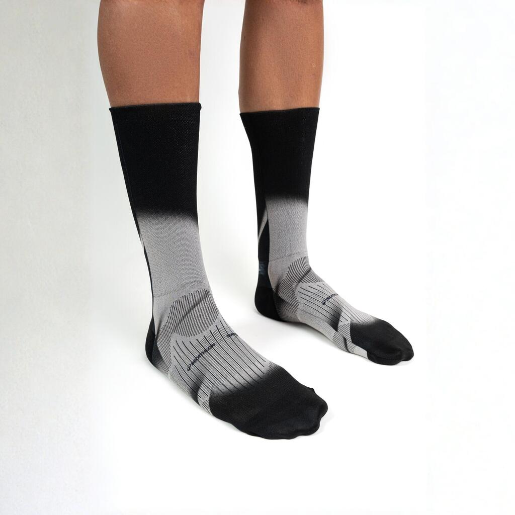 Medias de compresión para running La Capital Run, negro