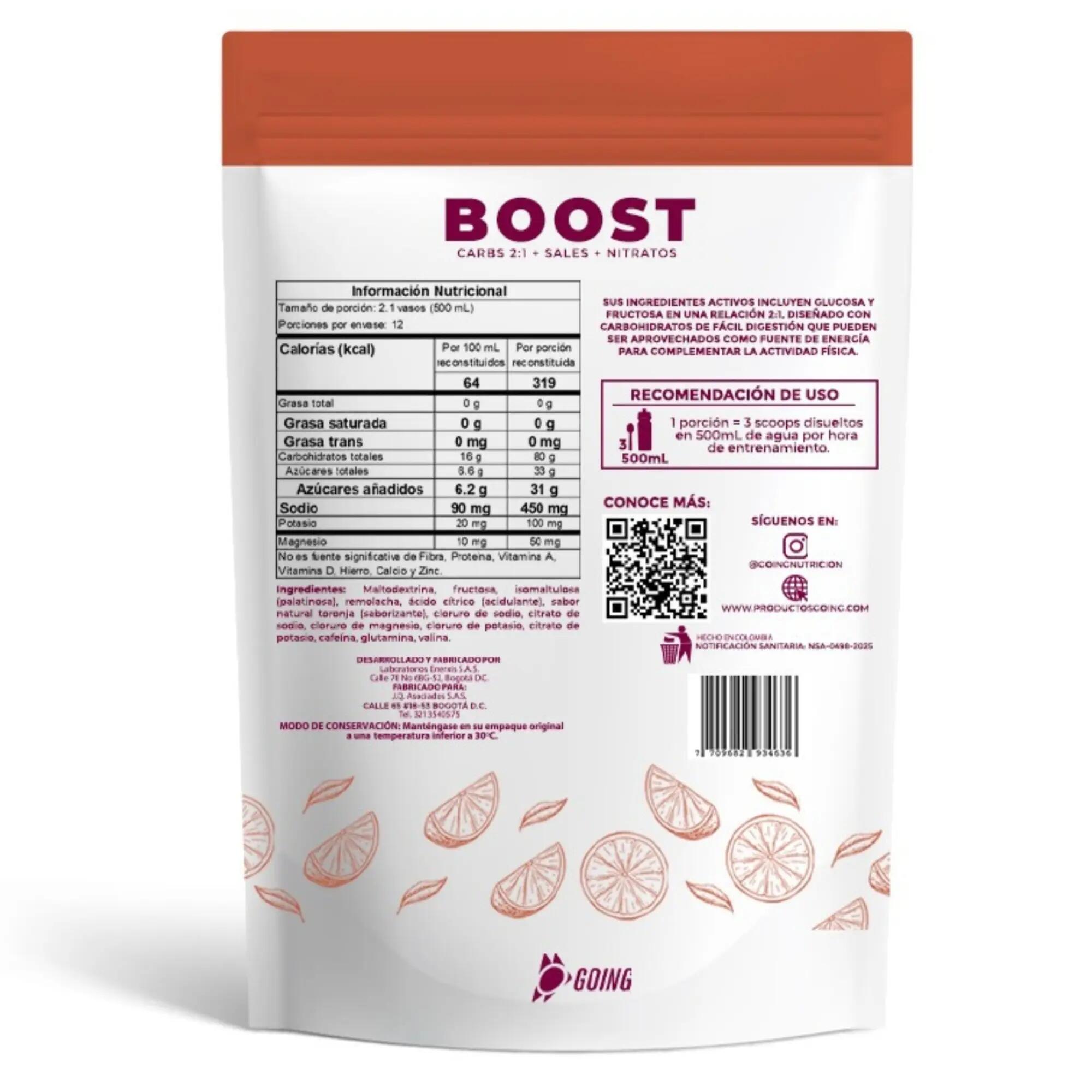 Carbohidratos 2:1s para energía rápida Going Boost - Toronja 3/3