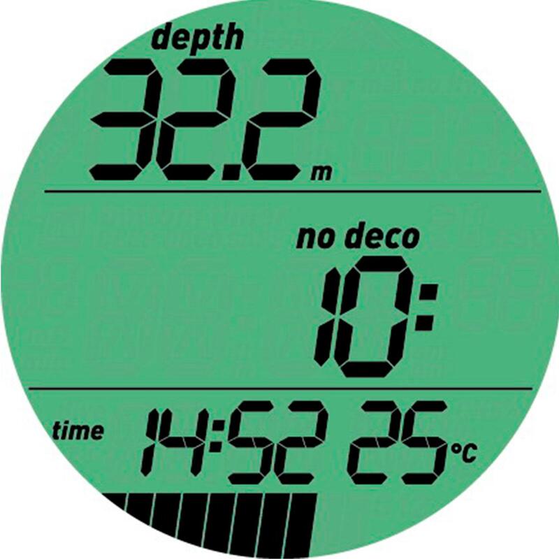 Reloj Ordenador De Buceo Mares Puck Pro gris (pulsera negra, esfera gris)