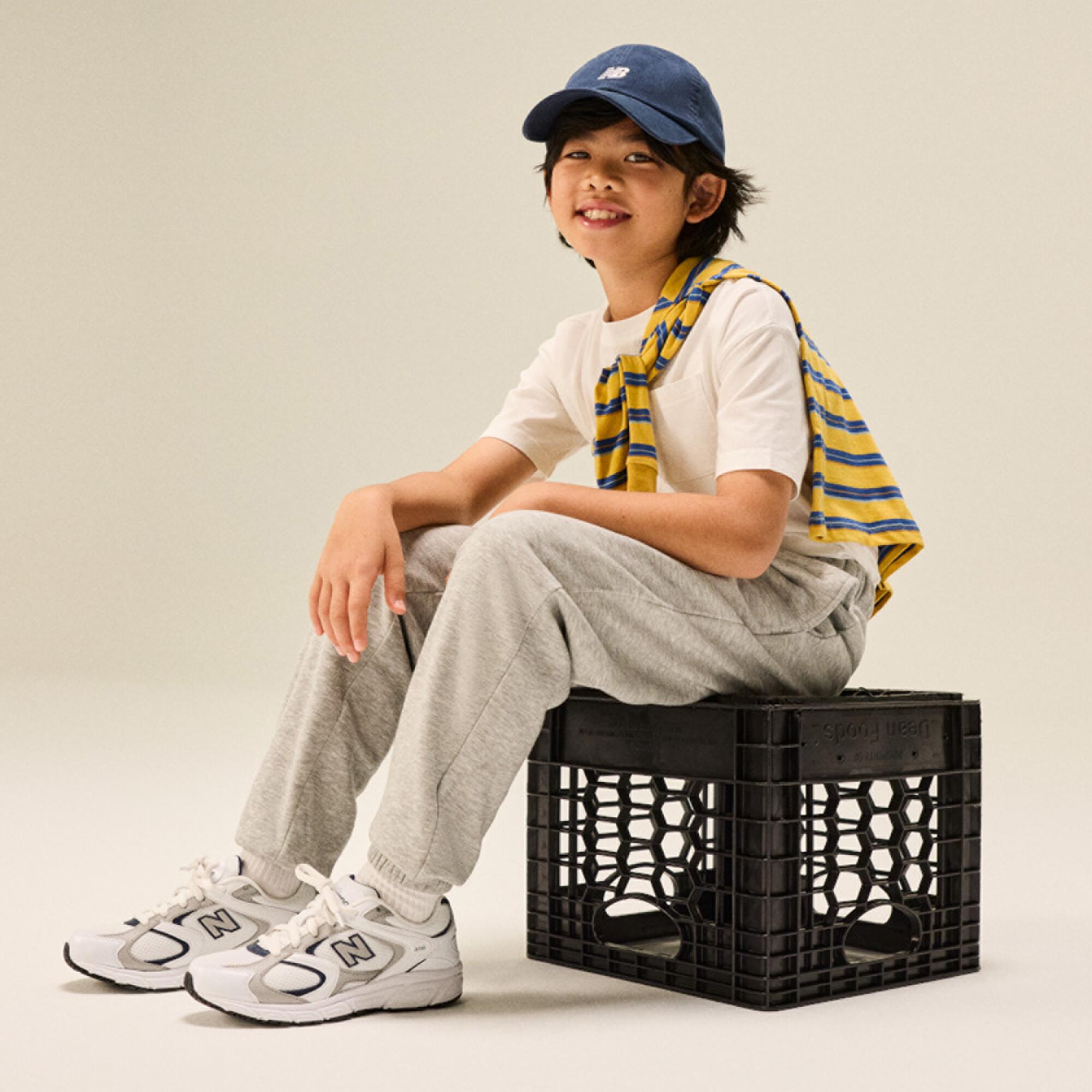Basket Garçon New Balance 408 Blanc 7/8