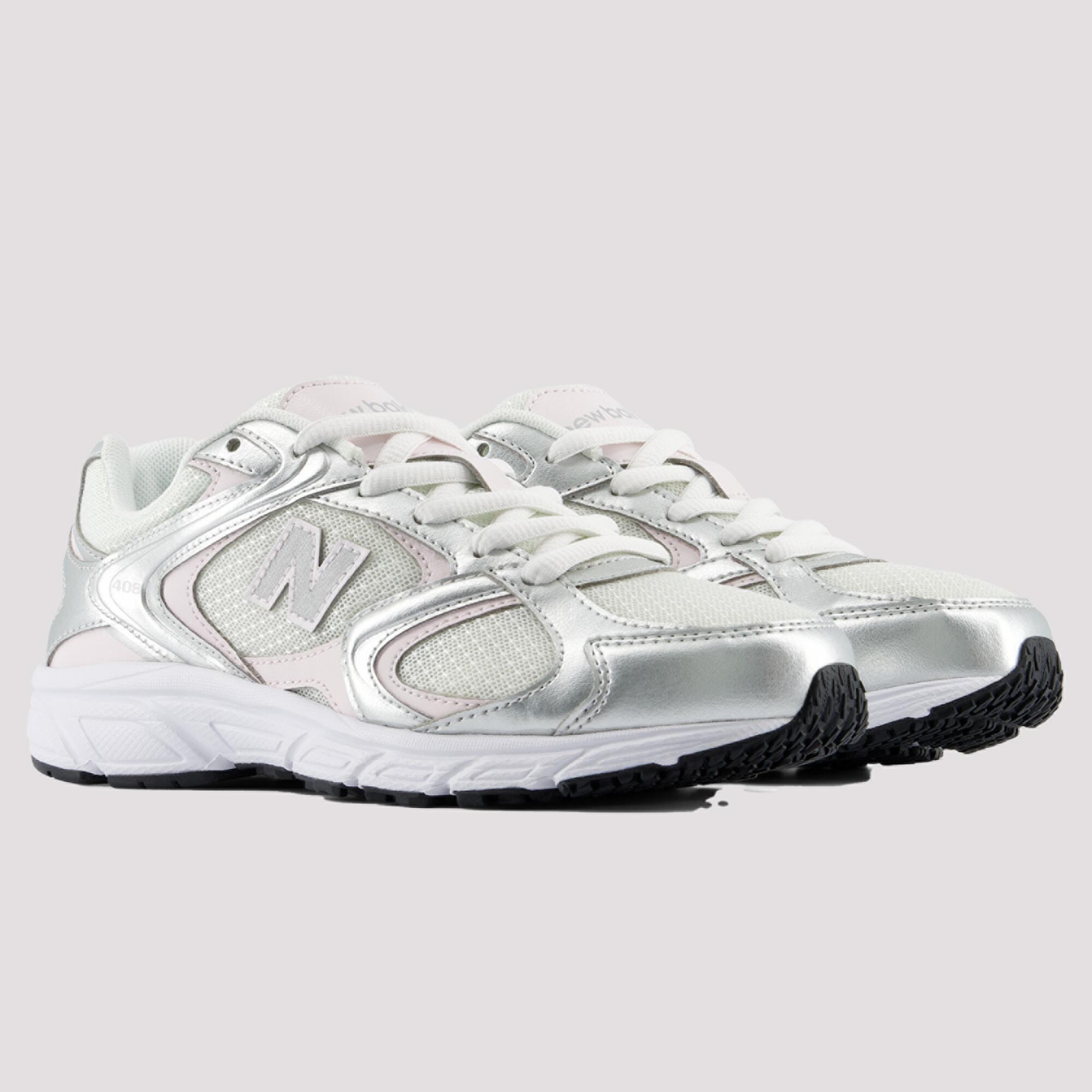 Basket Fille New Balance 408 Gris 3/8