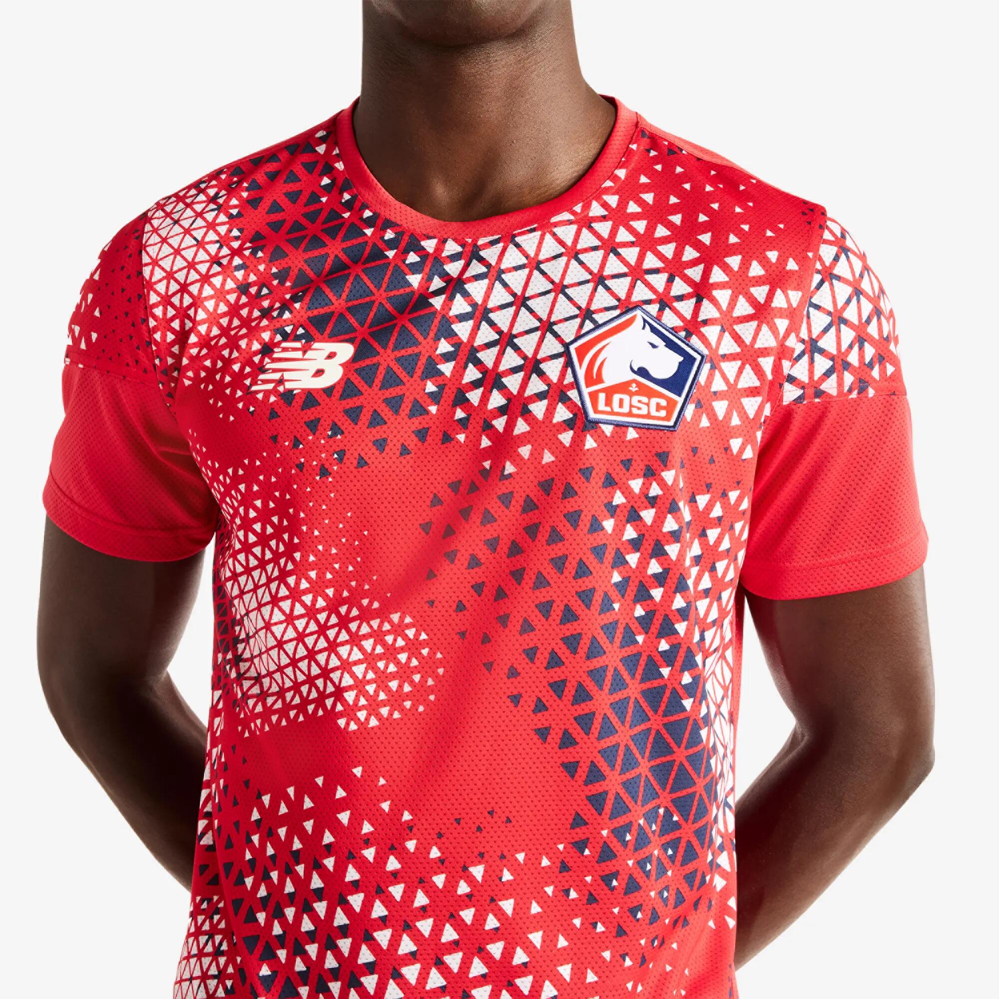 Maillot de match LOSC Domicile 2026/2027 New Balance Adulte rouge 3/5