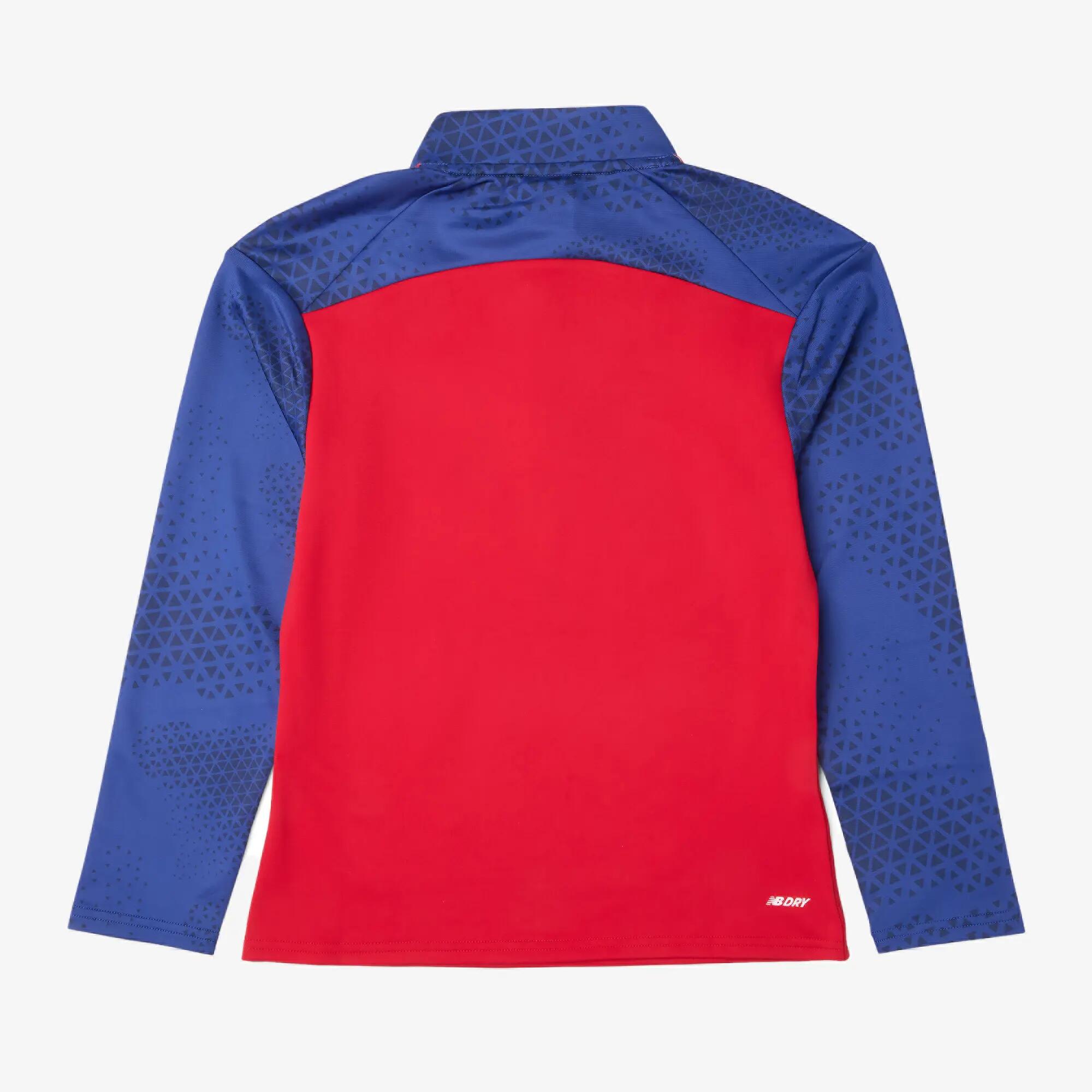 Sweat 1/2 zip entraînement LOSC 2026/2027 New Balance Enfant Rouge 2/3