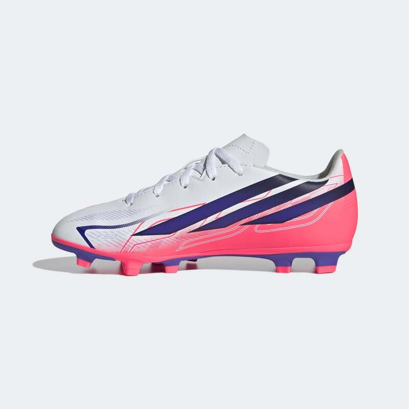 Çocuk Futbol Ayakkabısı - Beyaz - Adidas F50 Hyperfast Club FG/MG