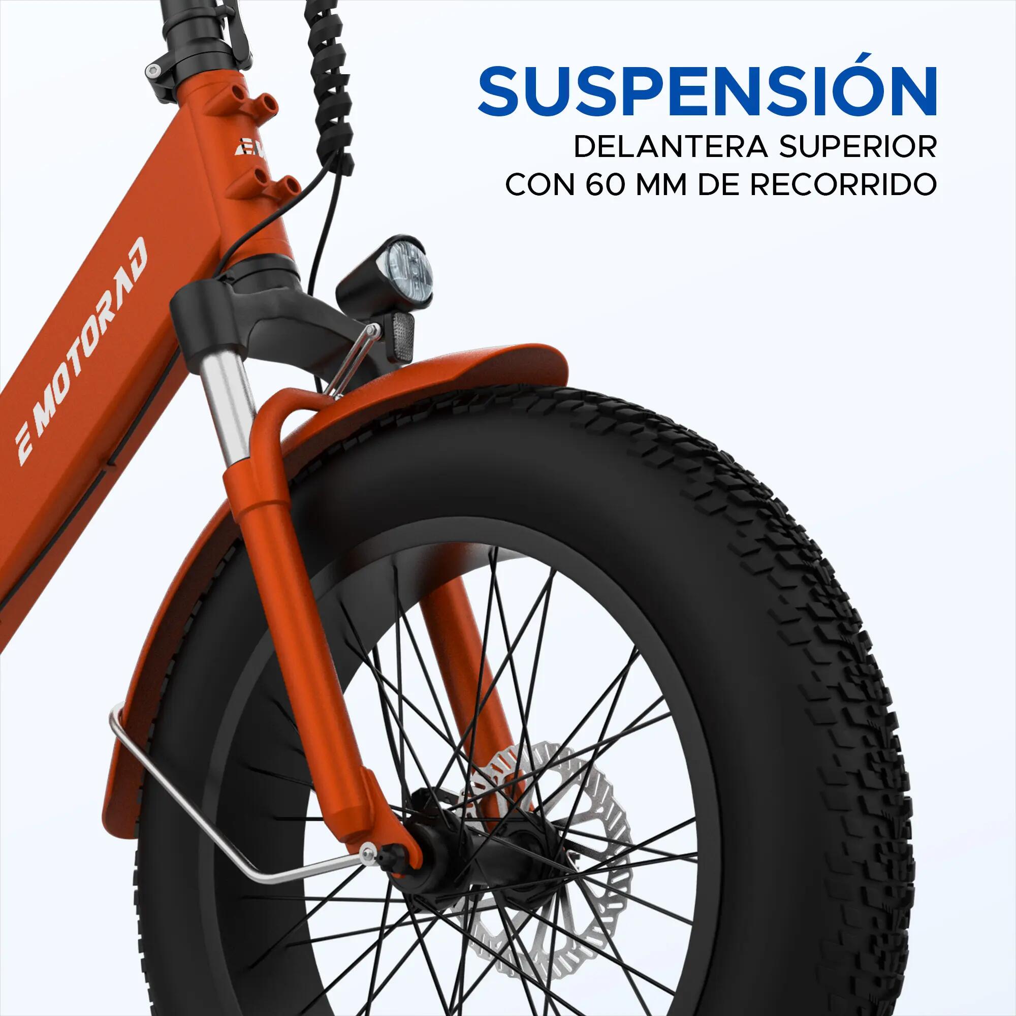 Bicicleta Elèctrica Plegable Fat Bike 20" Veloa 6/10