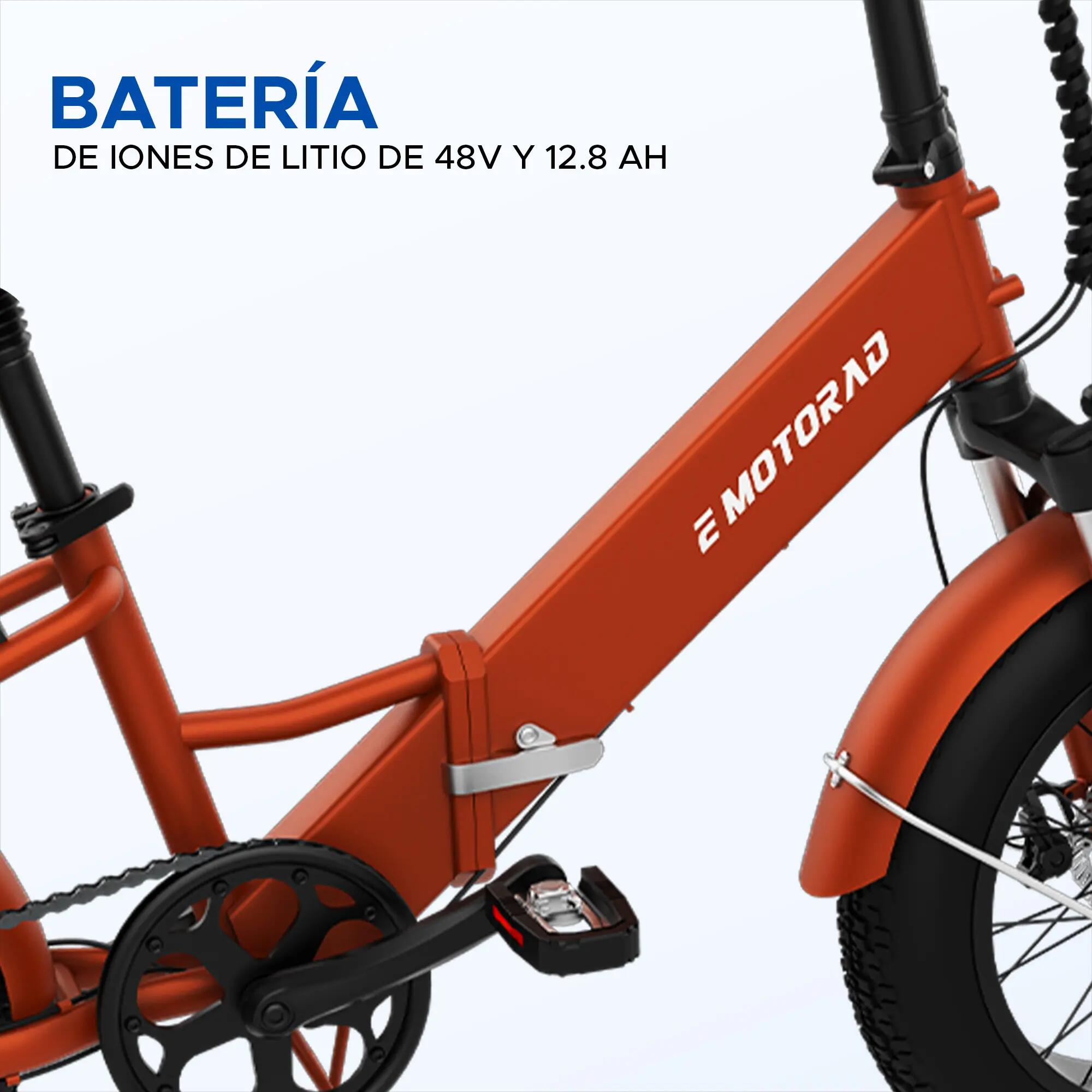 Bicicleta Elèctrica Plegable Fat Bike 20" Veloa 2/10