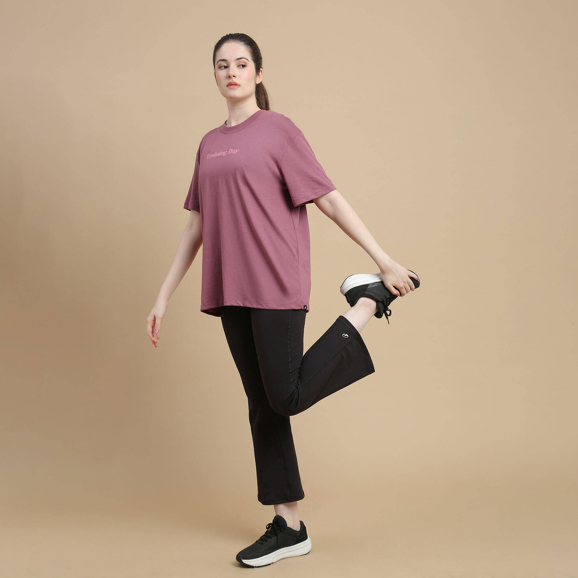 Women's Oversize Cotton T-Shirt - White -  5