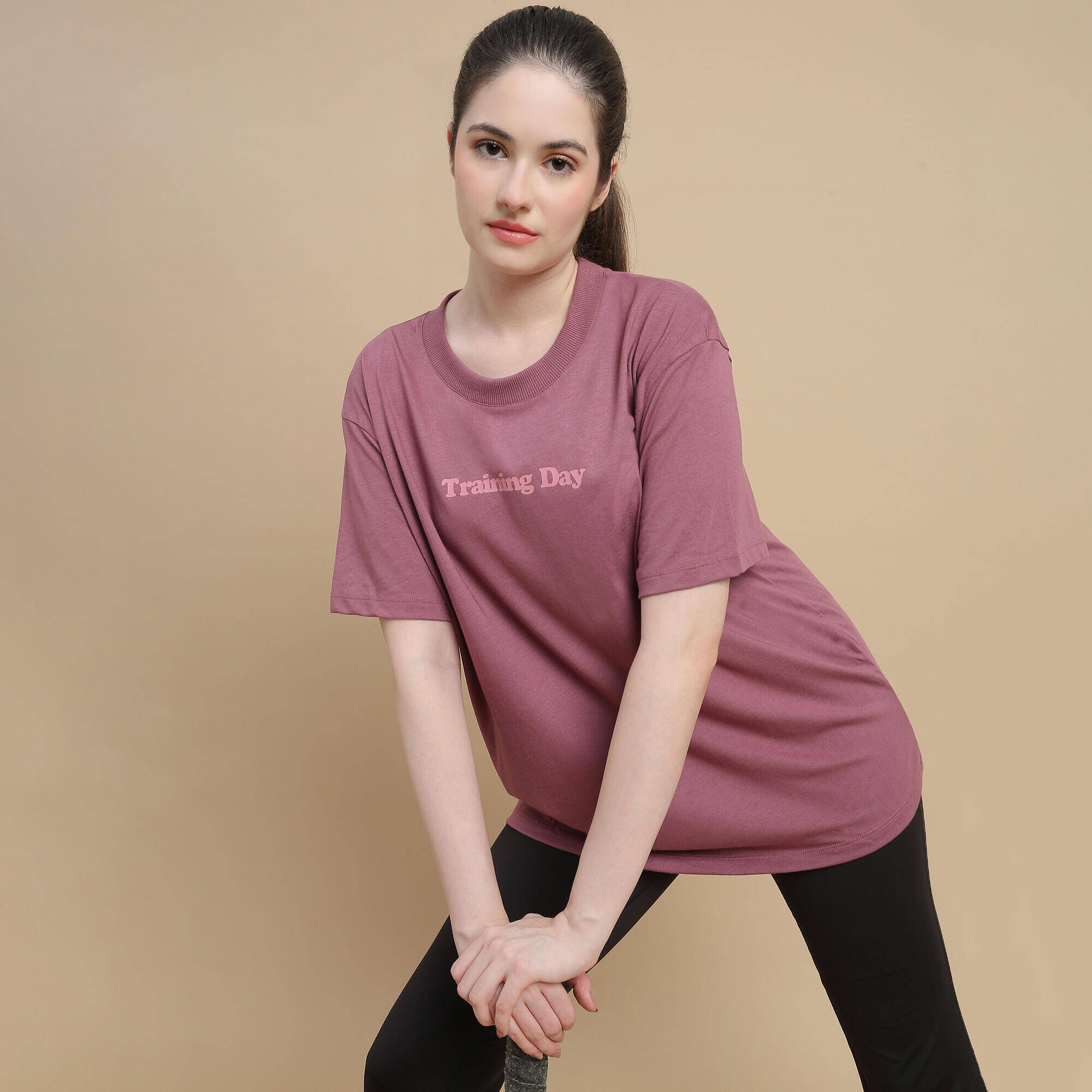 Women's Oversize Cotton T-Shirt - White -  2