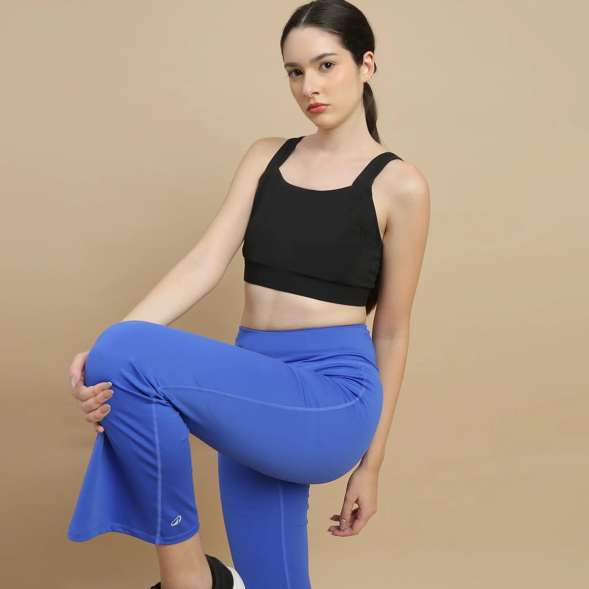 Women Cotton Sports bra with adjustable straps & hook -  5