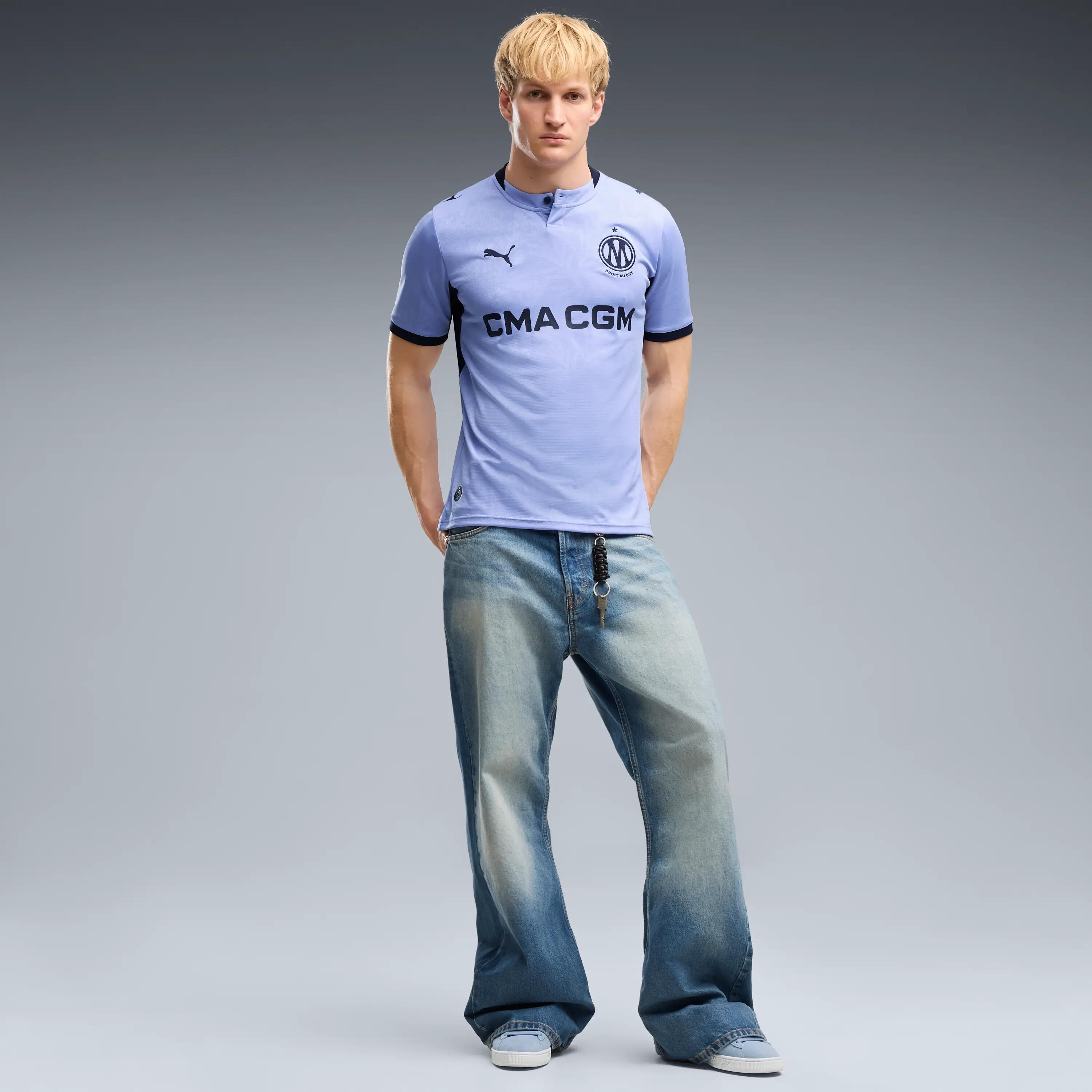Maillot de football Olympique de Marseille OM Third  PUMA lavande 2026/27 5/8