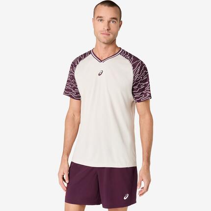 T-shirt à manches courtes et imprimé intégral ASICS Padel Court pour homme