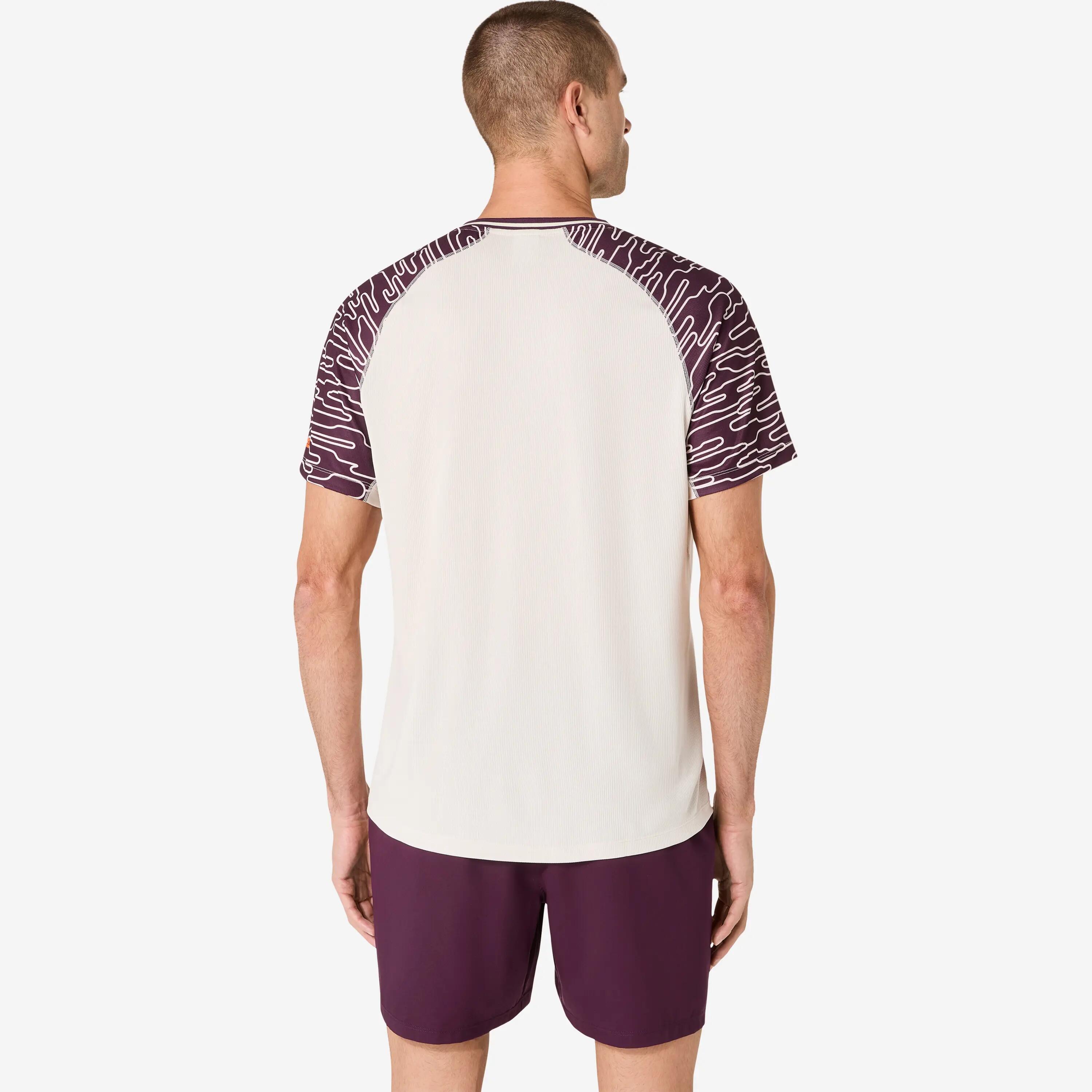 T-shirt à manches courtes et imprimé intégral ASICS Padel Court pour homme 2/7
