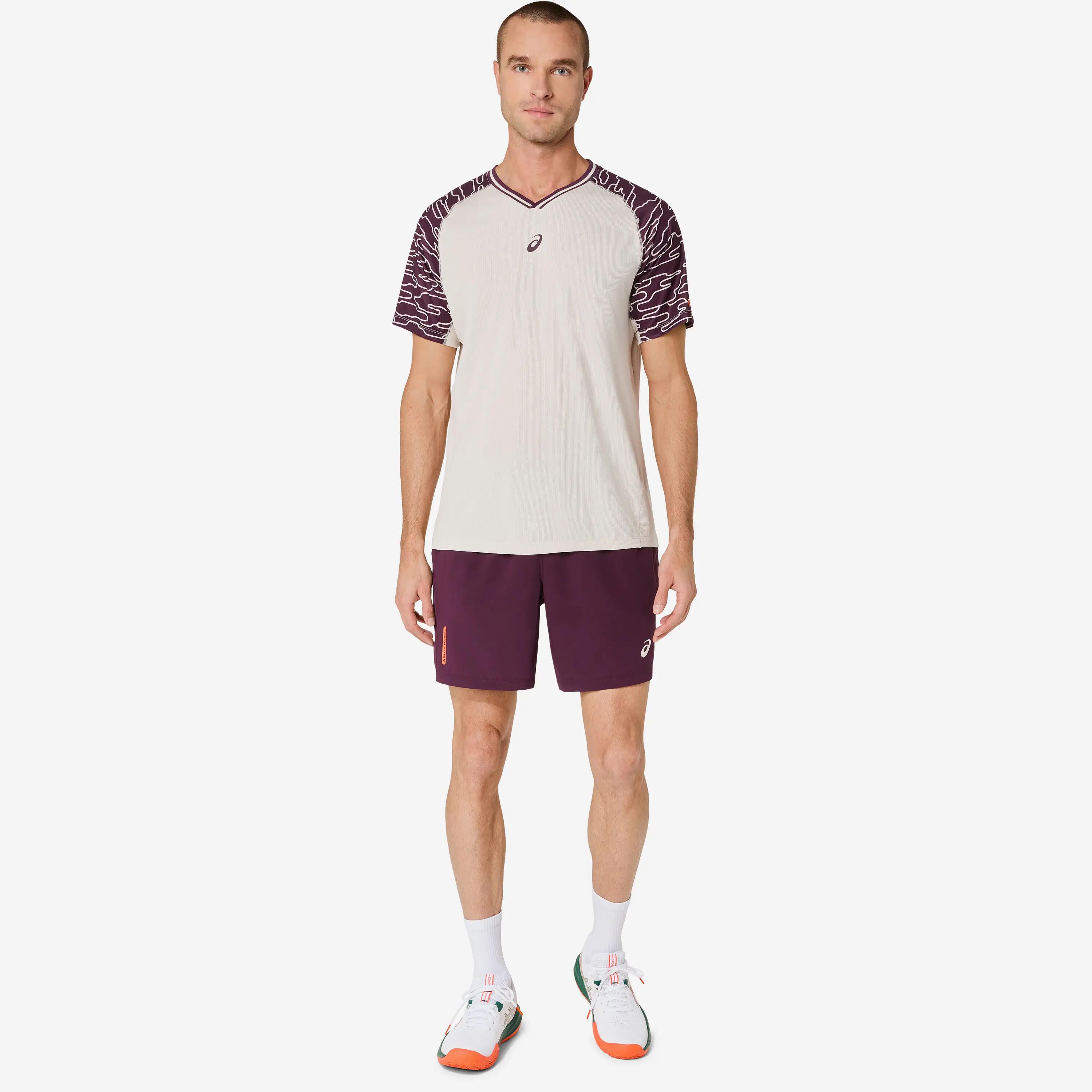 T-shirt à manches courtes et imprimé intégral ASICS Padel Court pour homme 7/7