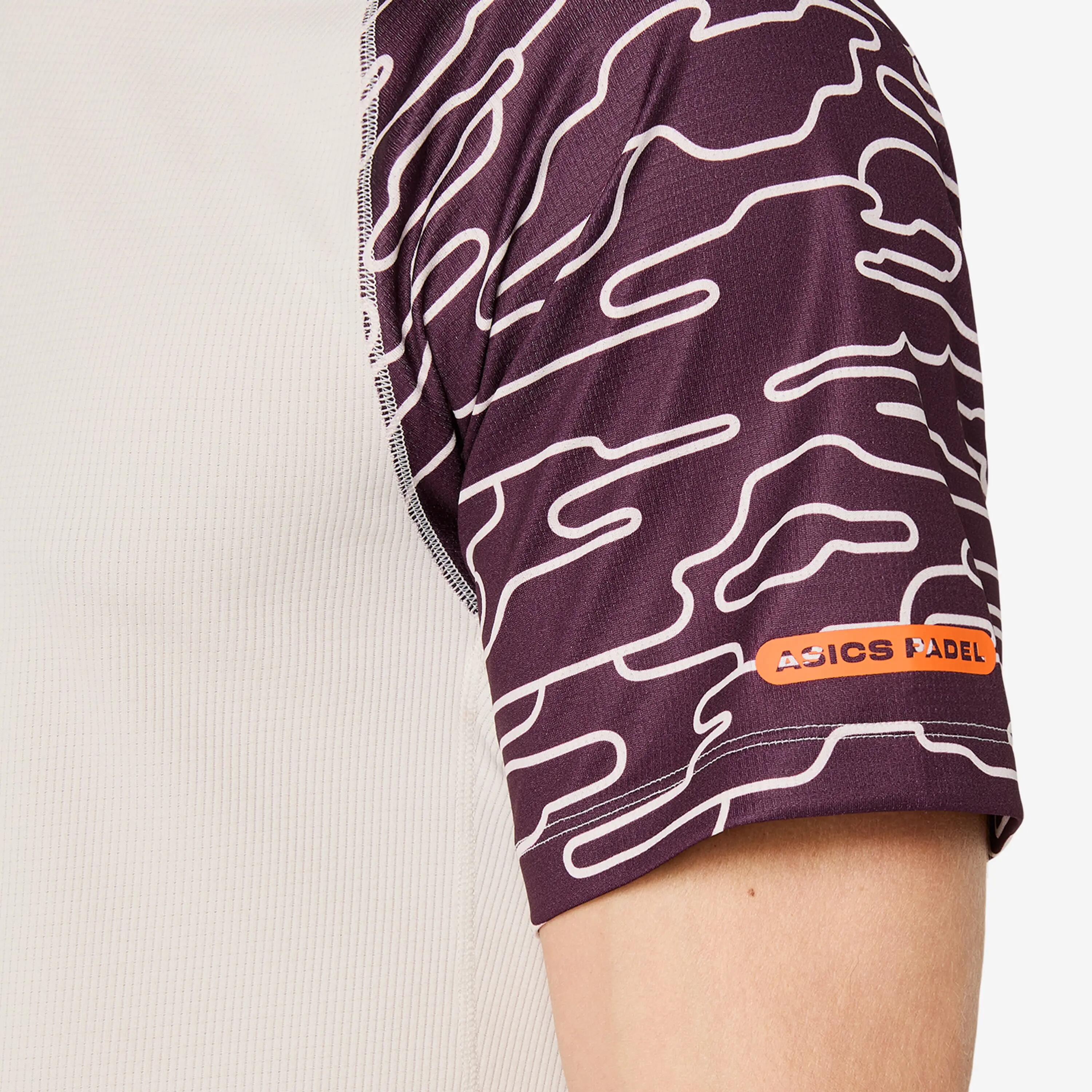 T-shirt à manches courtes et imprimé intégral ASICS Padel Court pour homme 4/7