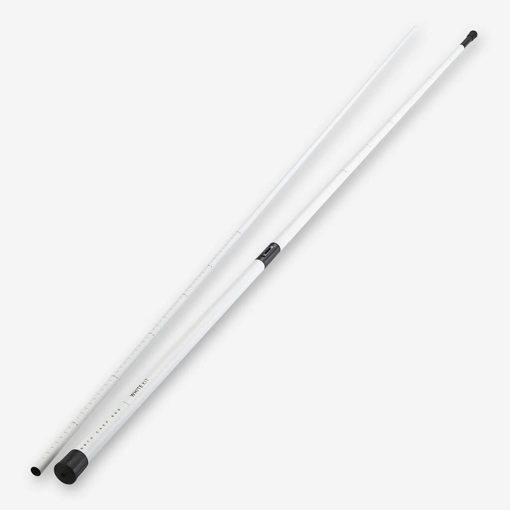 CARP POLE FISHING KIT WHITE 2.8M WITH SIDE PULLER FOR the NRTH 900 CARP POLE