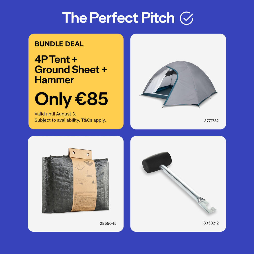 Camping tent - MH100 - 4 person