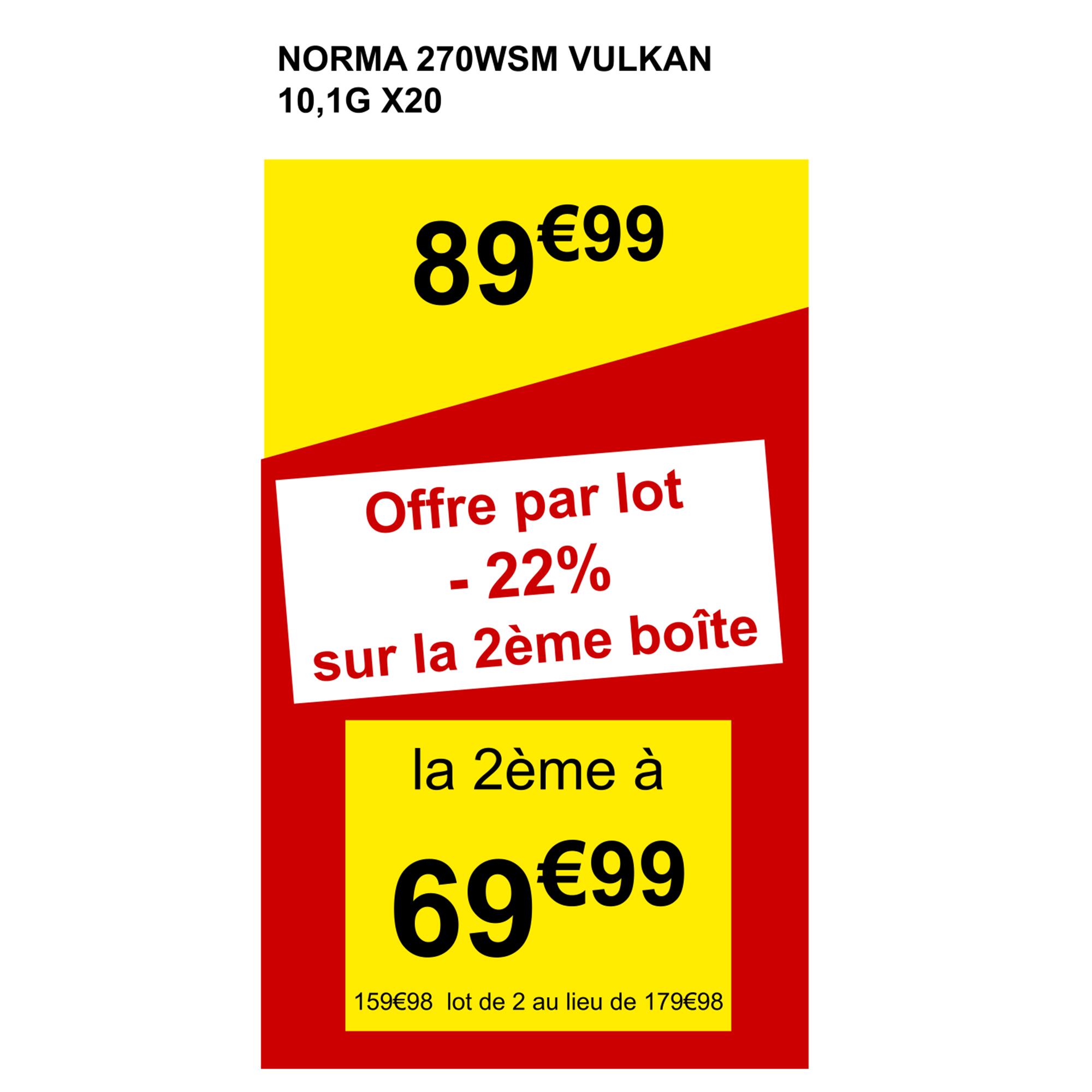 BALLE 270 WSM Vulkan 10.1GRAMMES 2/3