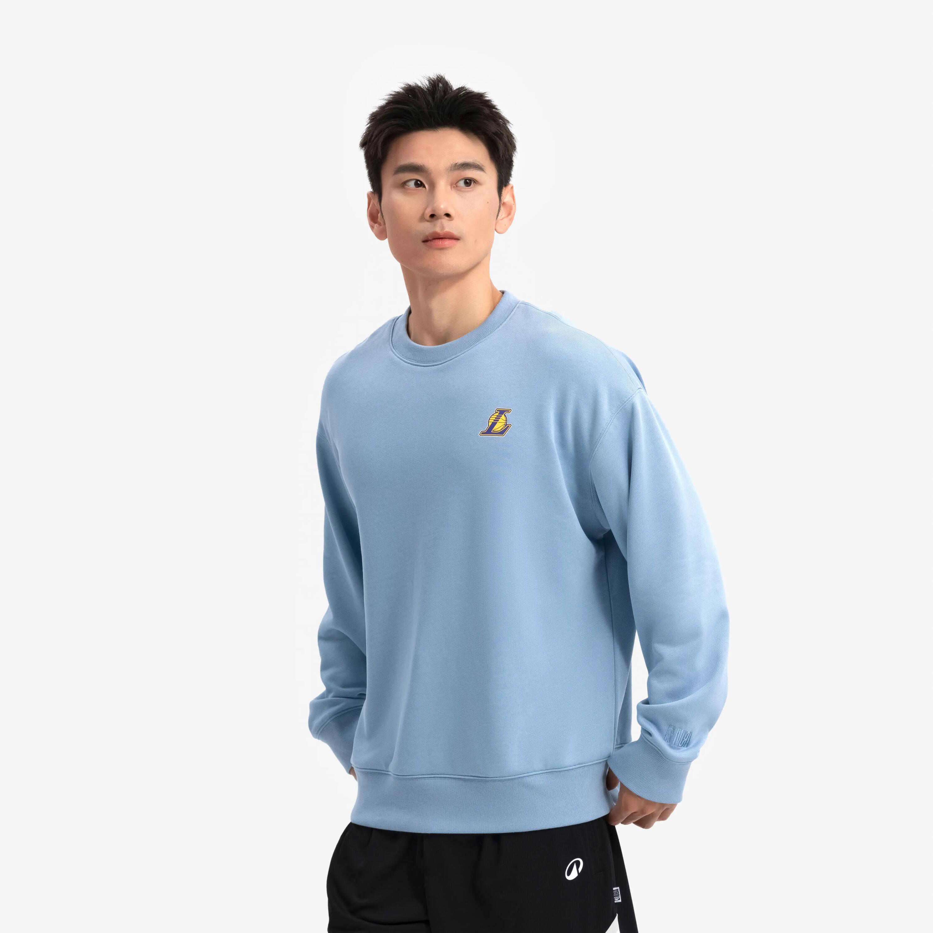 ADULT SWEAT 500 NBA LOS ANGELES LAKERS - CLOUDY BLUE -  5