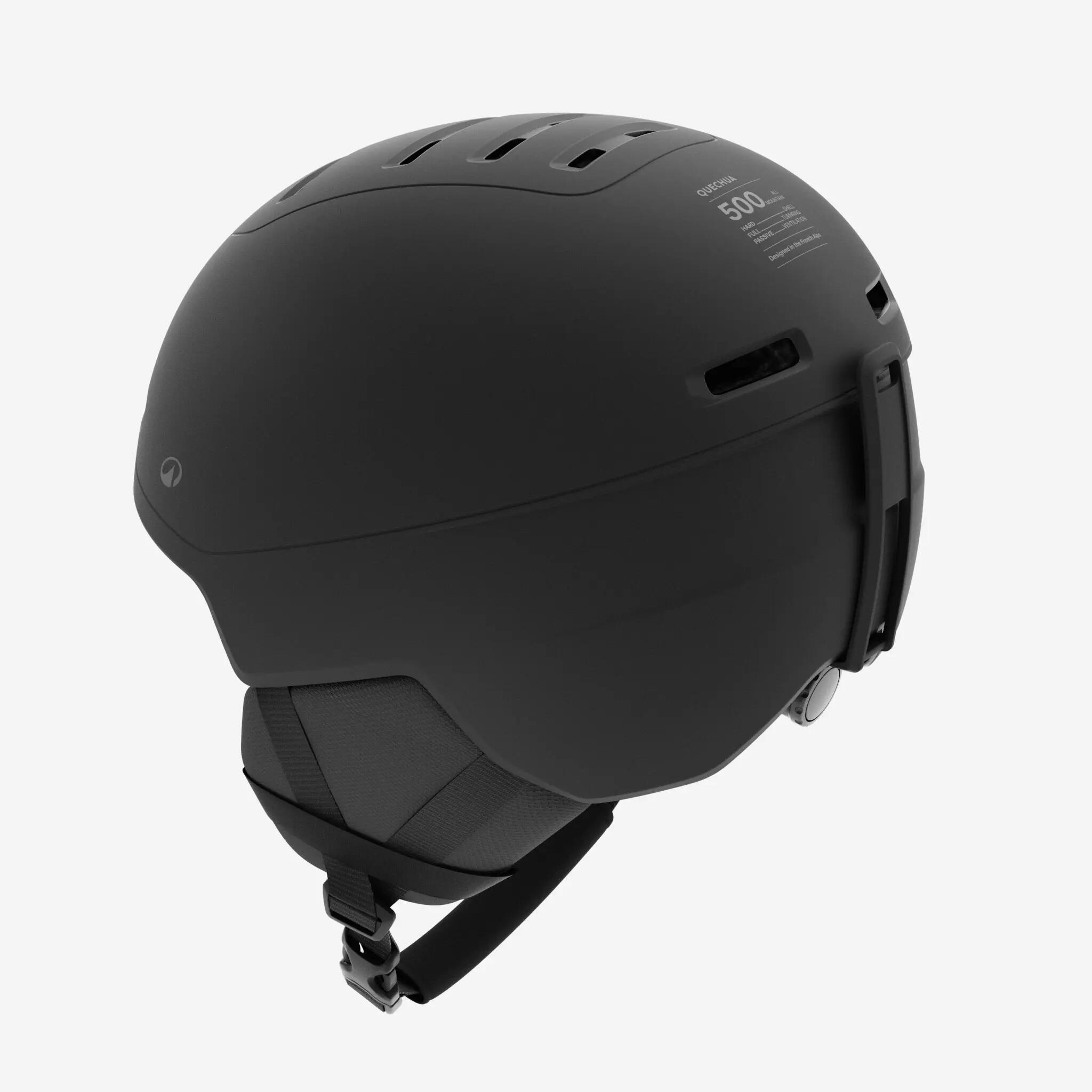 Lyžařská a snowboardová helma AM500 Visor+ pro dospělé 7/18