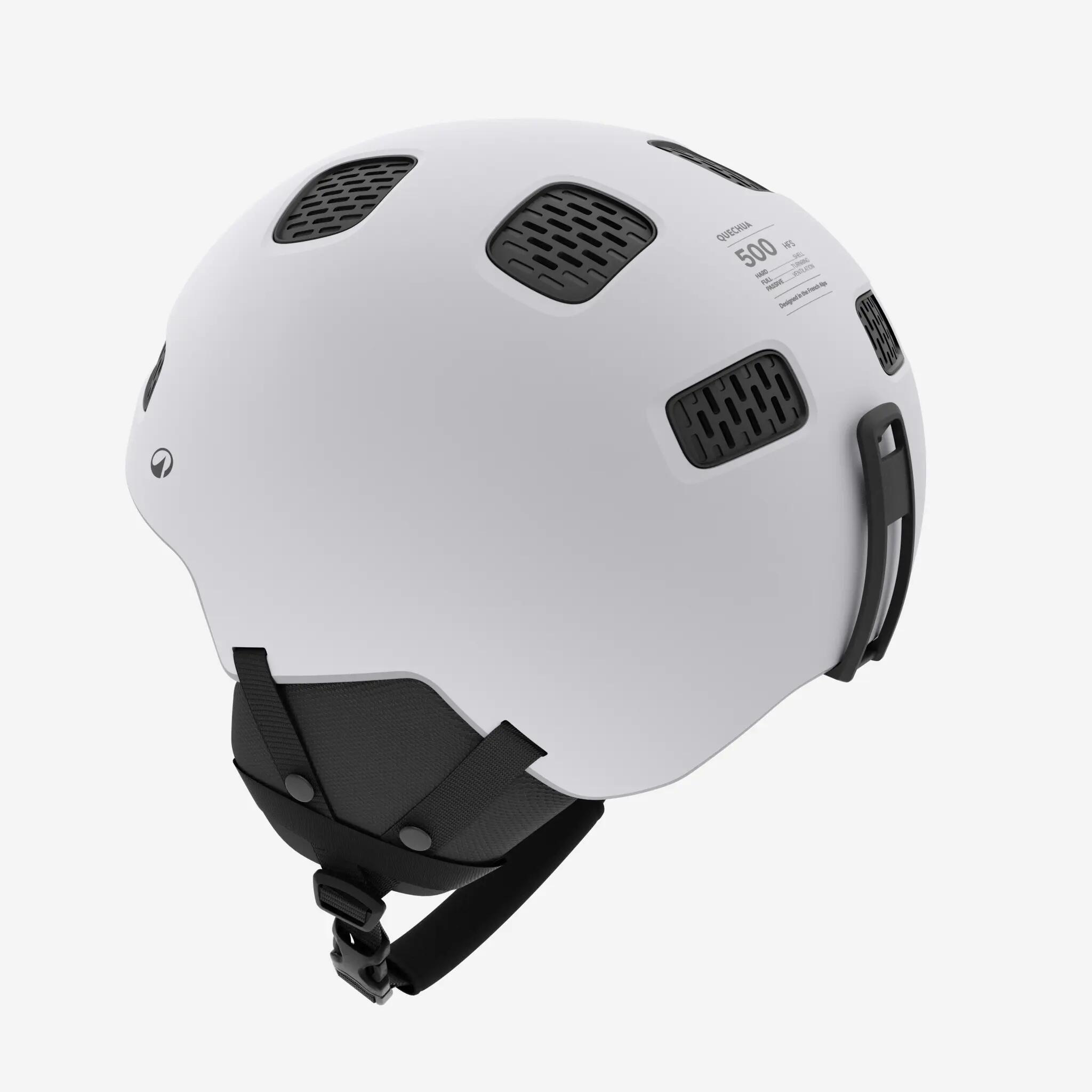 Lyžařská a snowboardová helma AM500 Visor+ pro dospělé 6/8