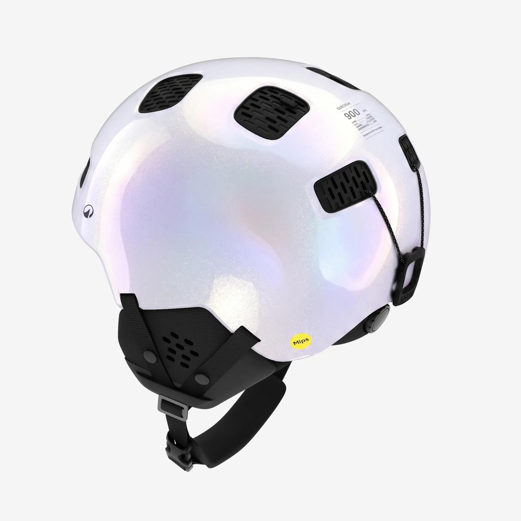Casco esquí y snowboard adulto y niños - FS 900 blanco ultra  6/8