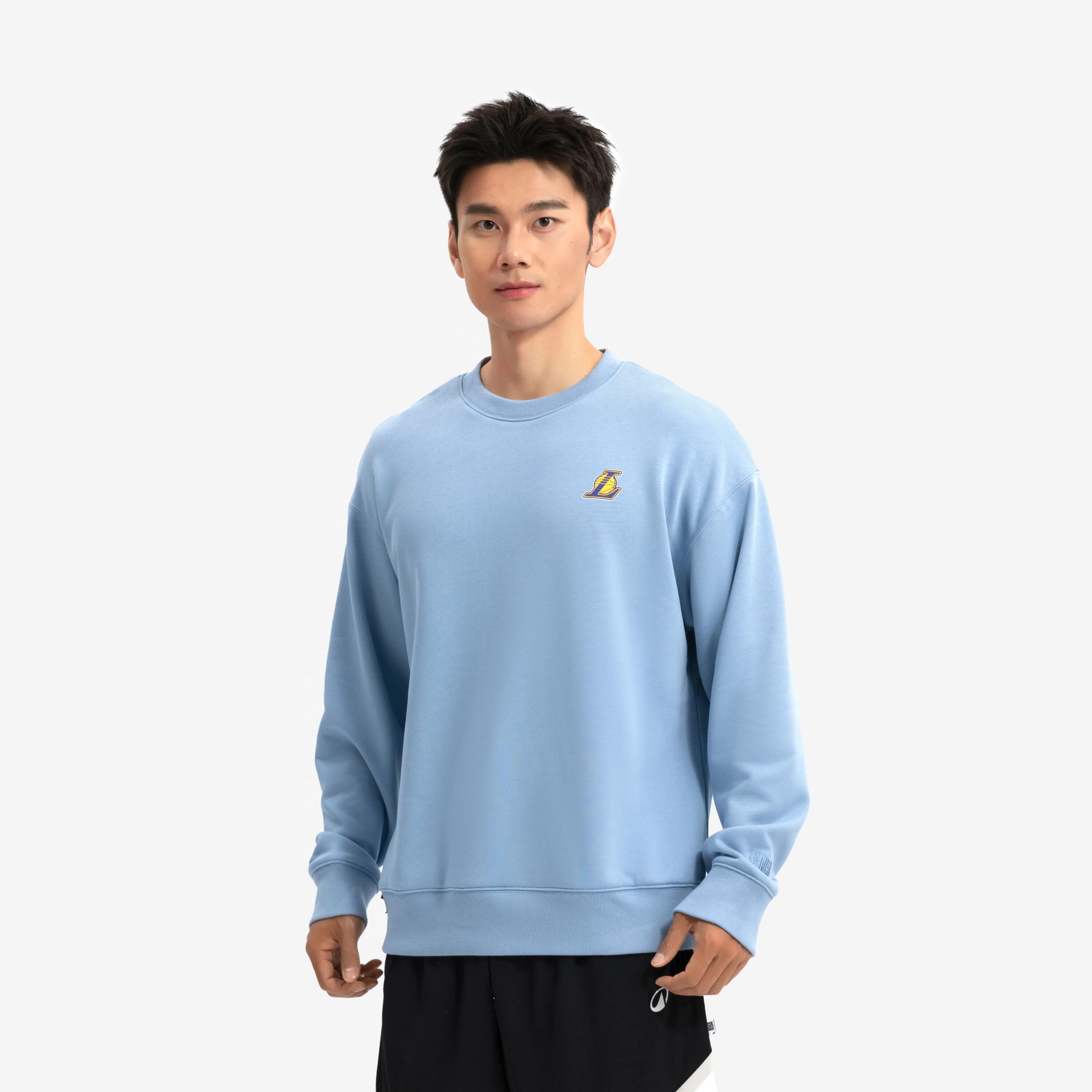 ADULT SWEAT 500 NBA LOS ANGELES LAKERS - CLOUDY BLUE -  4