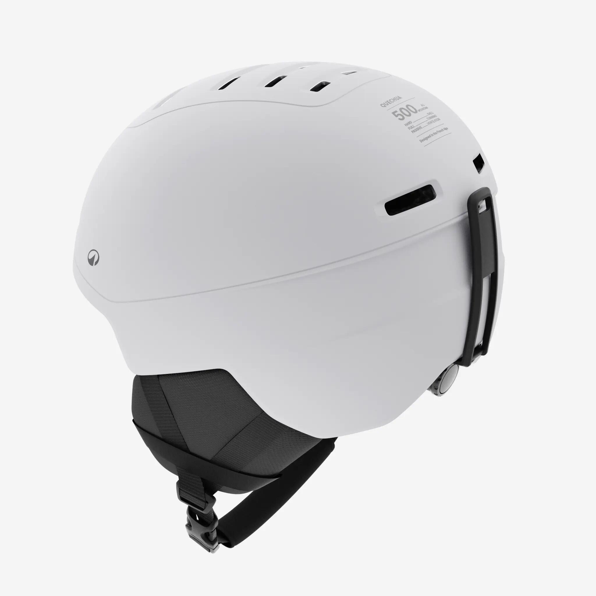 Lyžařská a snowboardová helma AM500 Visor+ pro dospělé 7/8