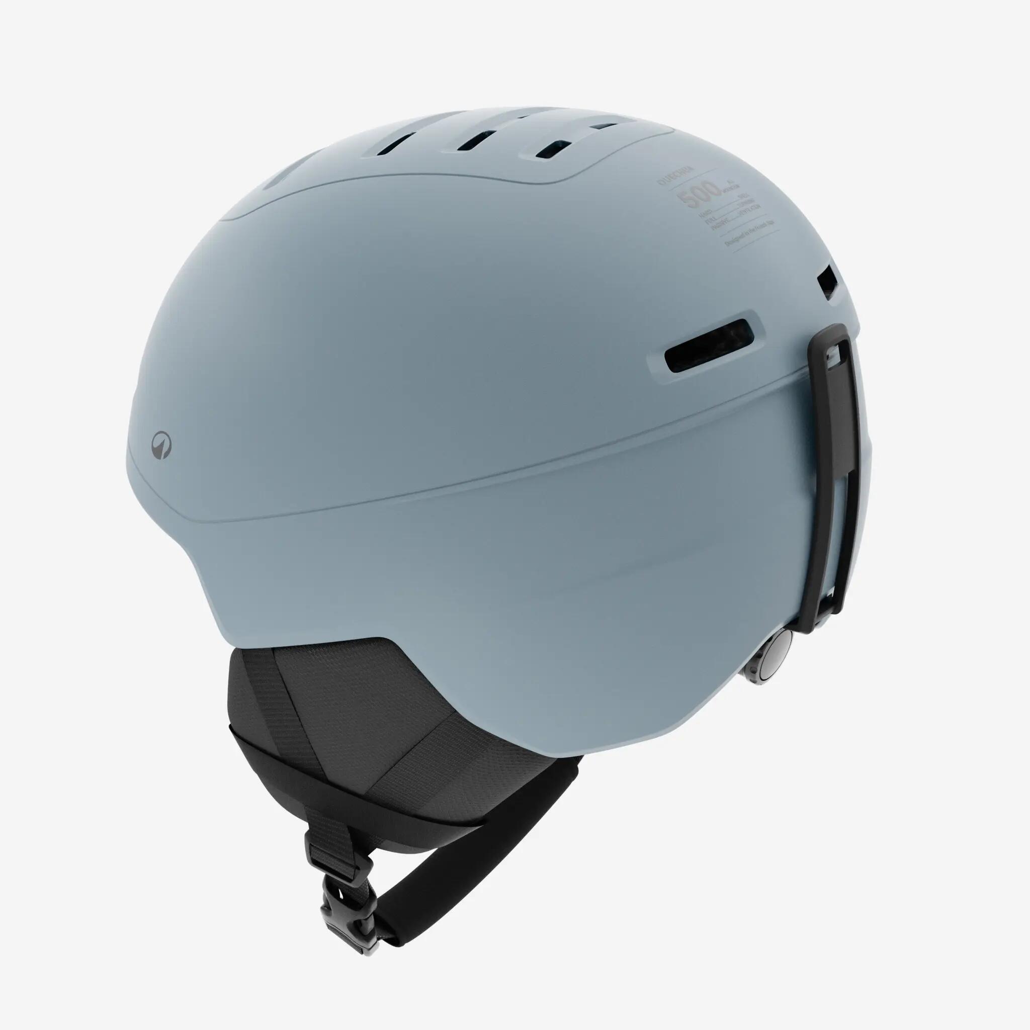 Lyžařská a snowboardová helma AM500 Visor+ pro dospělé 7/8