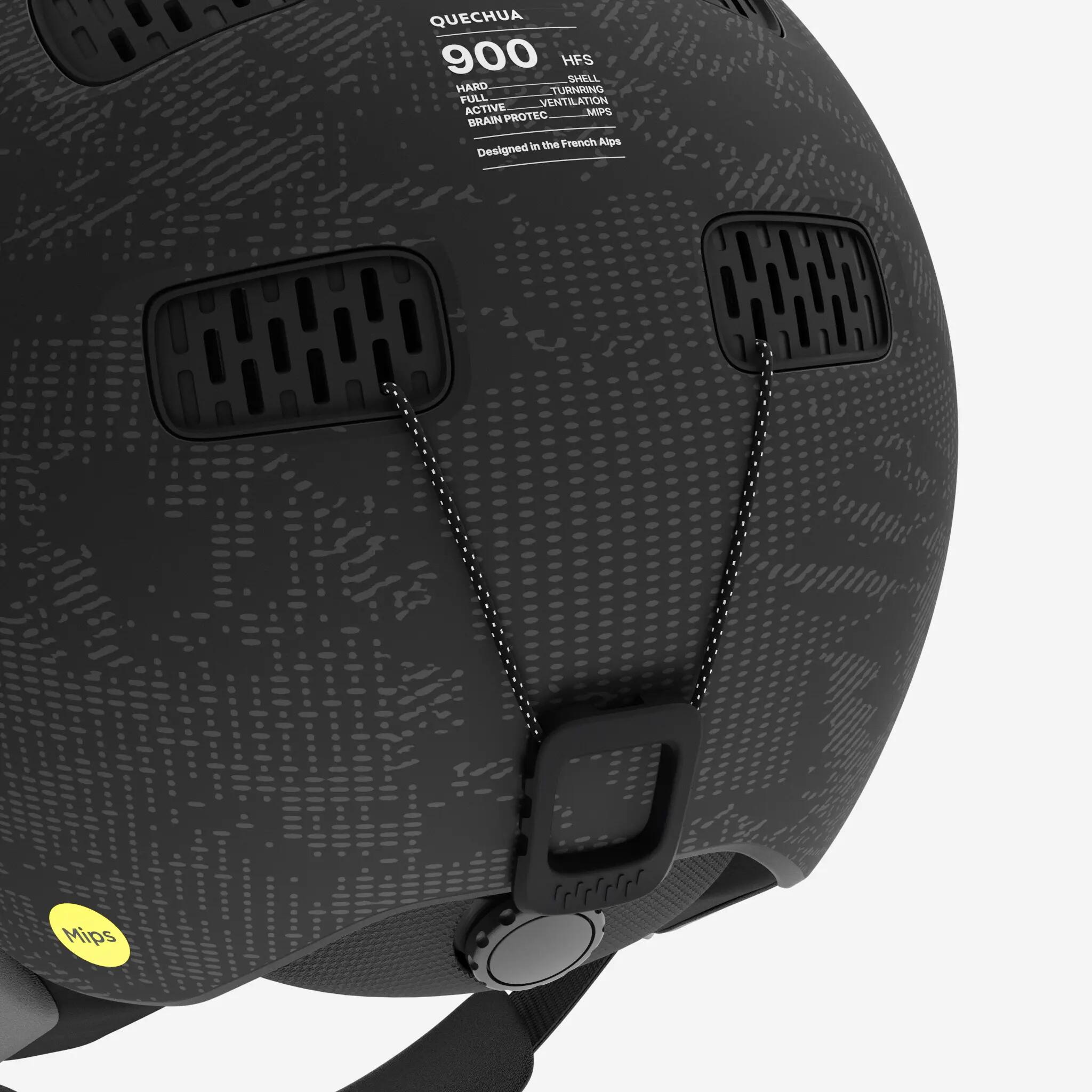 Casco esquí y snowboard adulto y niños - FS 900 - negro  5/8