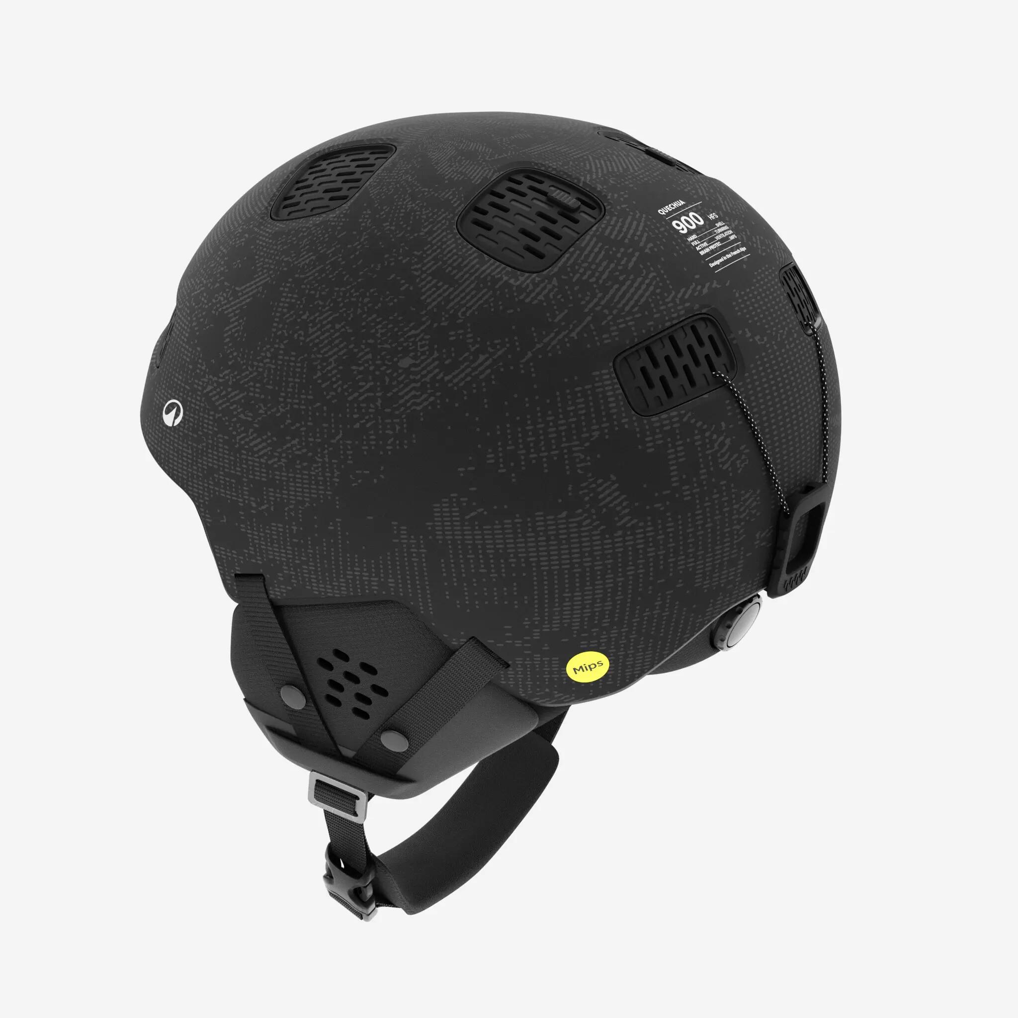 Casco esquí y snowboard adulto y niños - FS 900 - negro  6/8
