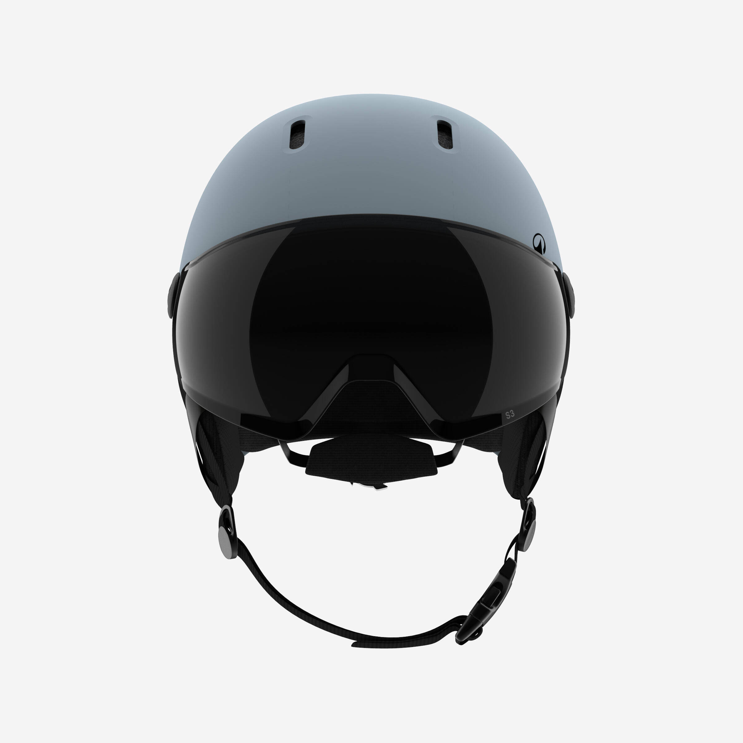 ADULT SKI HELMET VISOR - PST 150 - BLUE WITH BLACK VISOR -  3